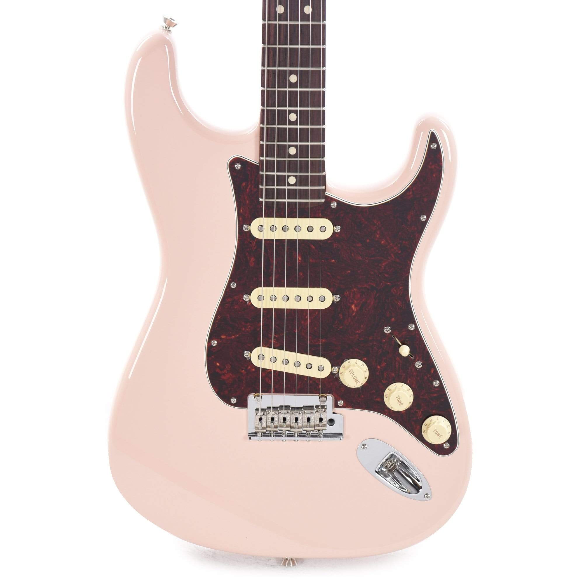 Fender American Professional II Stratocaster Rosewood Neck Shell Pink w/Custom Shop Fat '50s Pickups Electric Guitars / Solid Body
