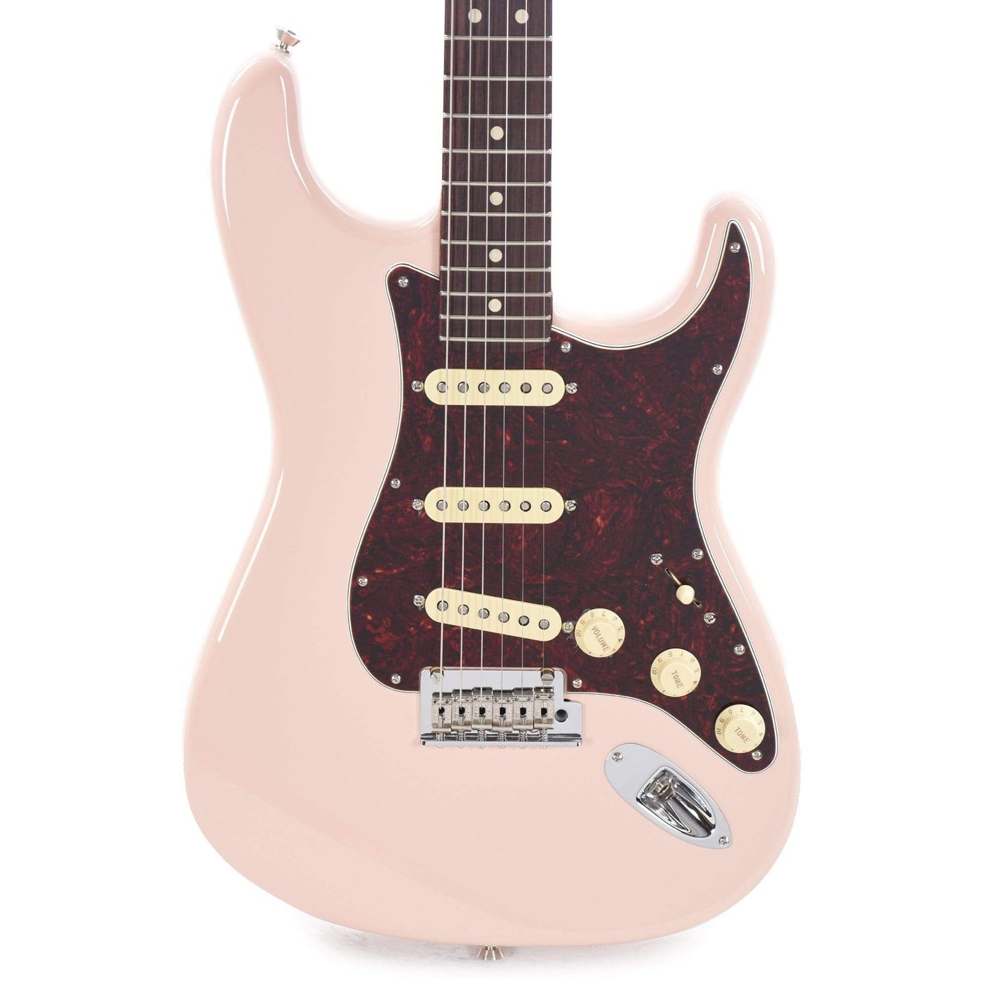 Fender American Professional II Stratocaster Rosewood Neck Shell Pink w/Custom Shop Fat '50s Pickups Electric Guitars / Solid Body