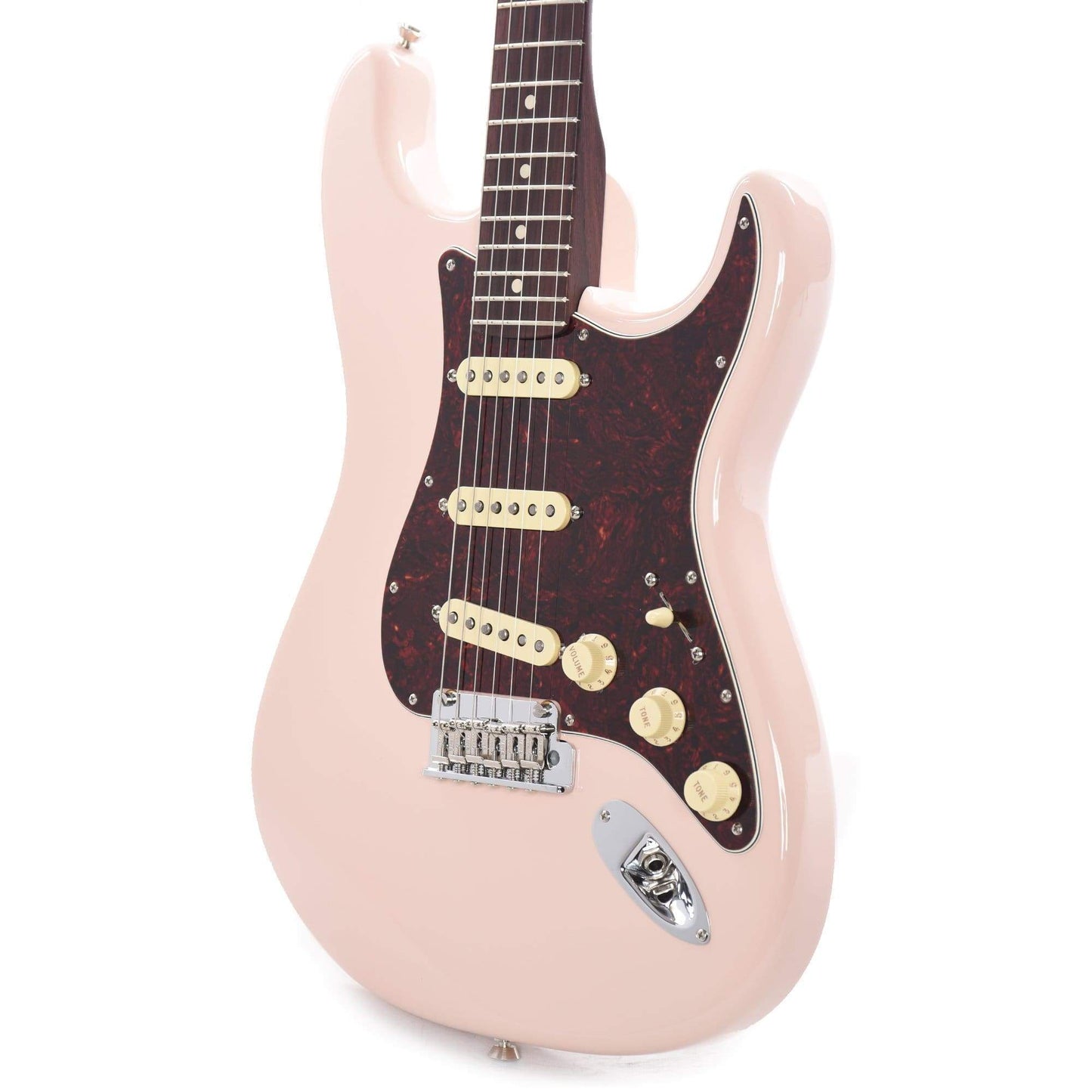 Fender American Professional II Stratocaster Rosewood Neck Shell Pink w/Custom Shop Fat '50s Pickups Electric Guitars / Solid Body