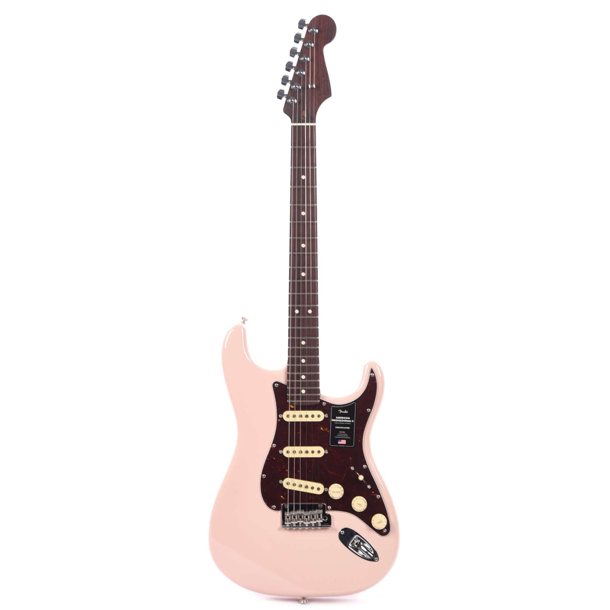 Fender American Professional II Stratocaster Rosewood Neck Shell Pink w/Custom Shop Fat '50s Pickups Electric Guitars / Solid Body