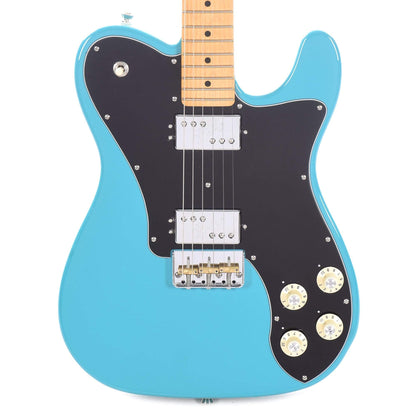 Fender American Professional II Telecaster Deluxe Miami Blue Electric Guitars / Solid Body