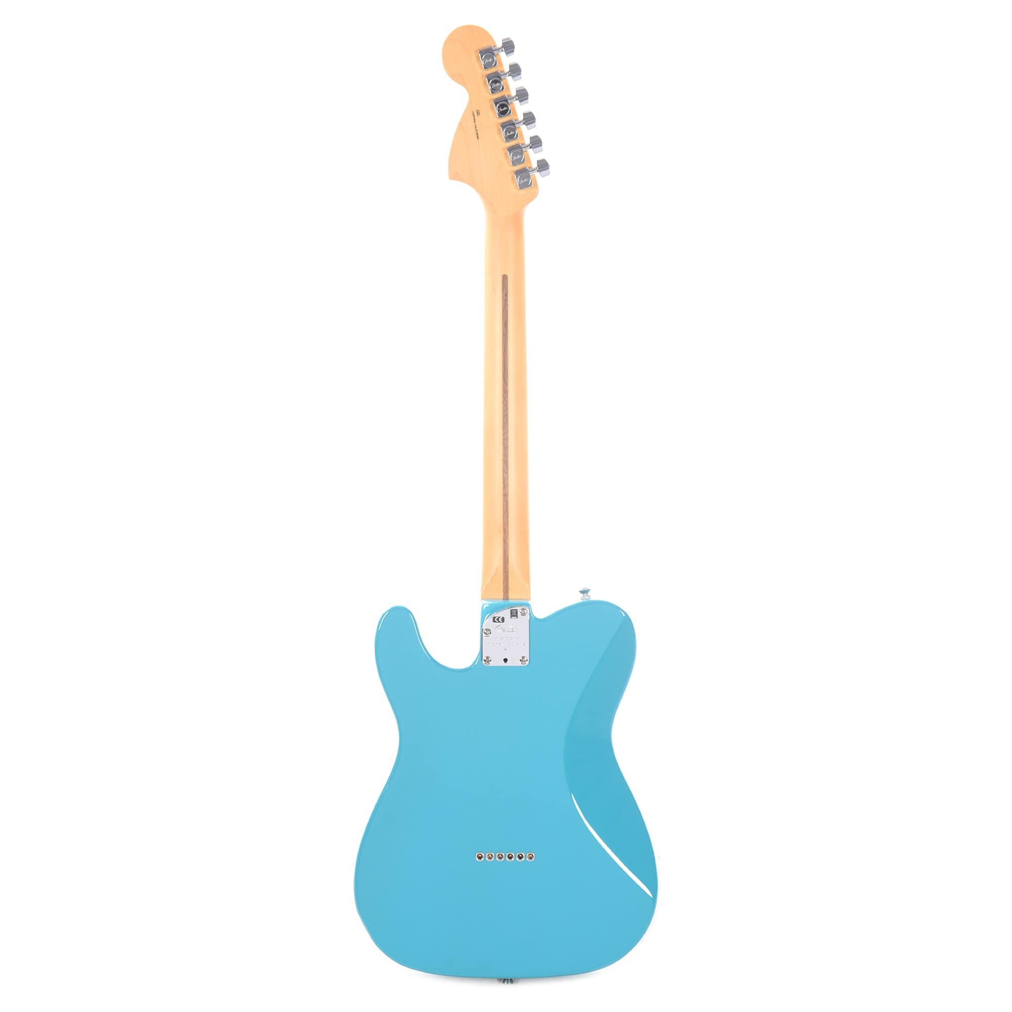 Fender American Professional II Telecaster Deluxe Miami Blue Electric Guitars / Solid Body