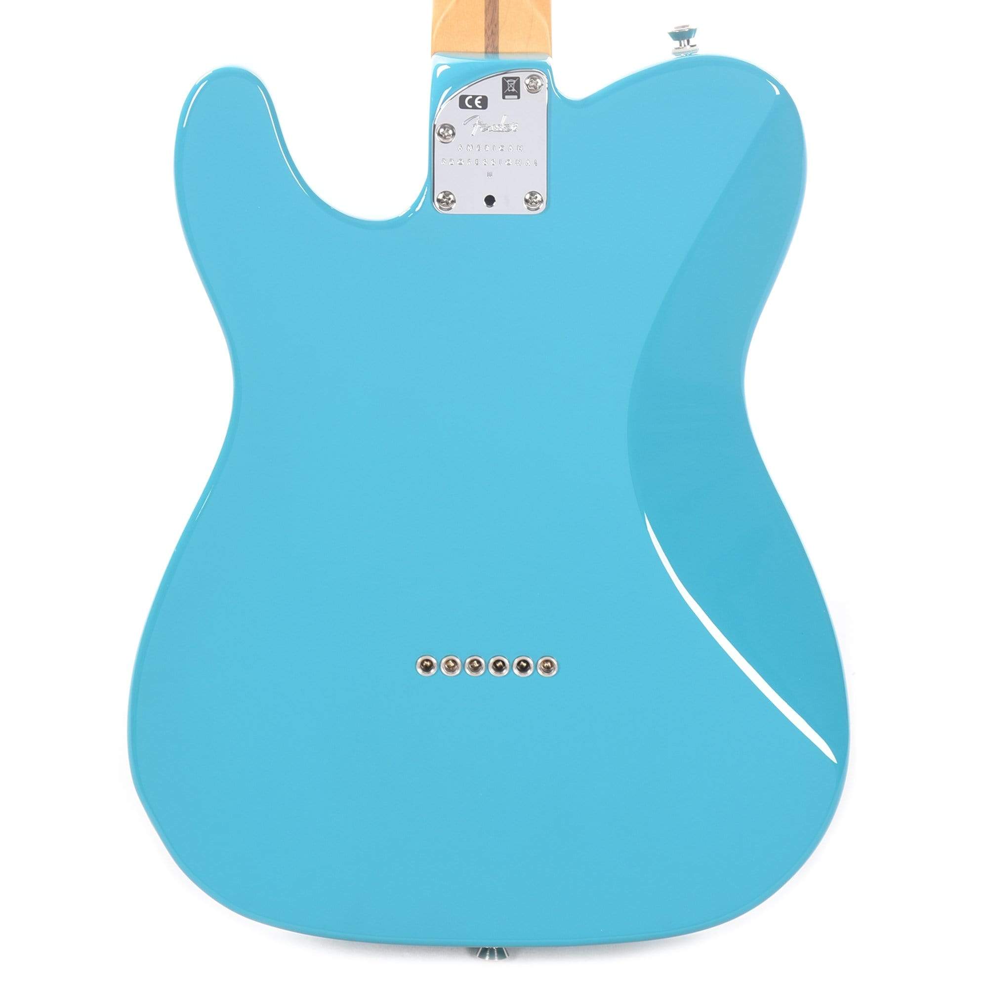 Fender American Professional II Telecaster Deluxe Miami Blue Electric Guitars / Solid Body
