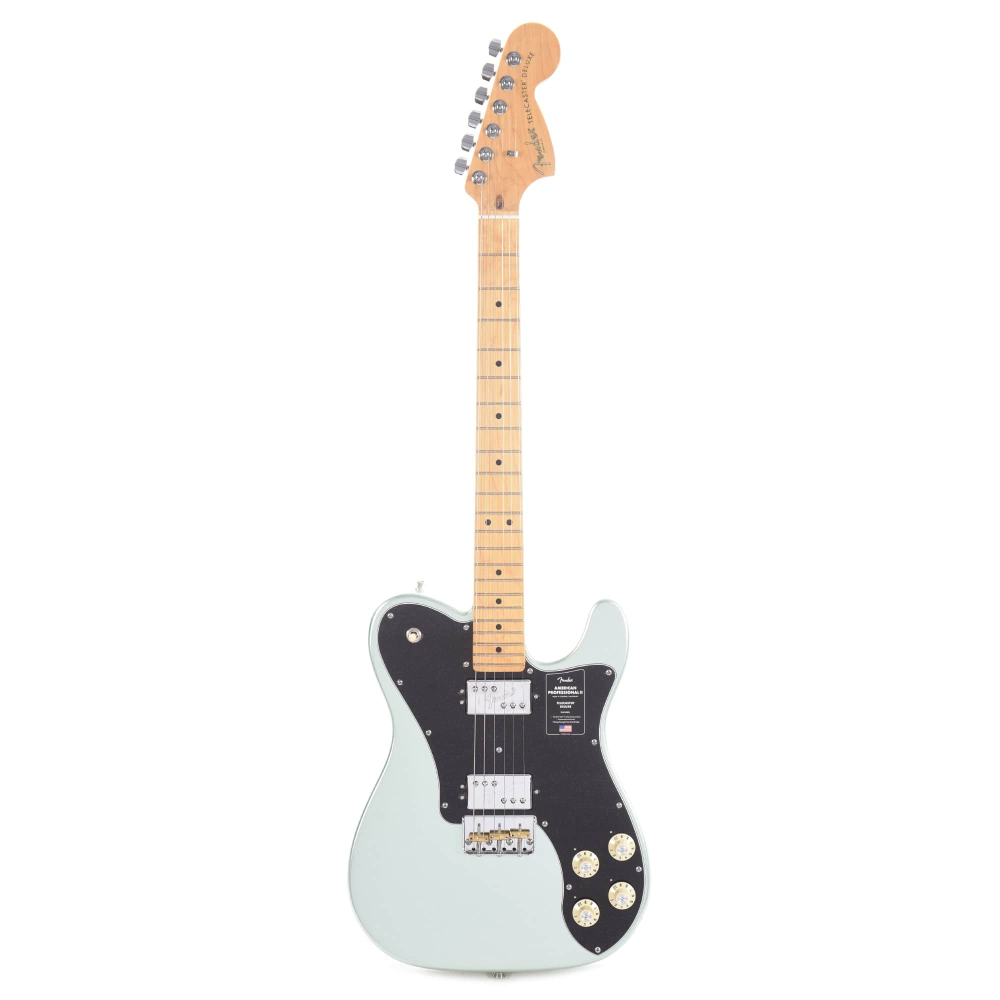 Fender American Professional II Telecaster Deluxe Mystic Surf Green Electric Guitars / Solid Body