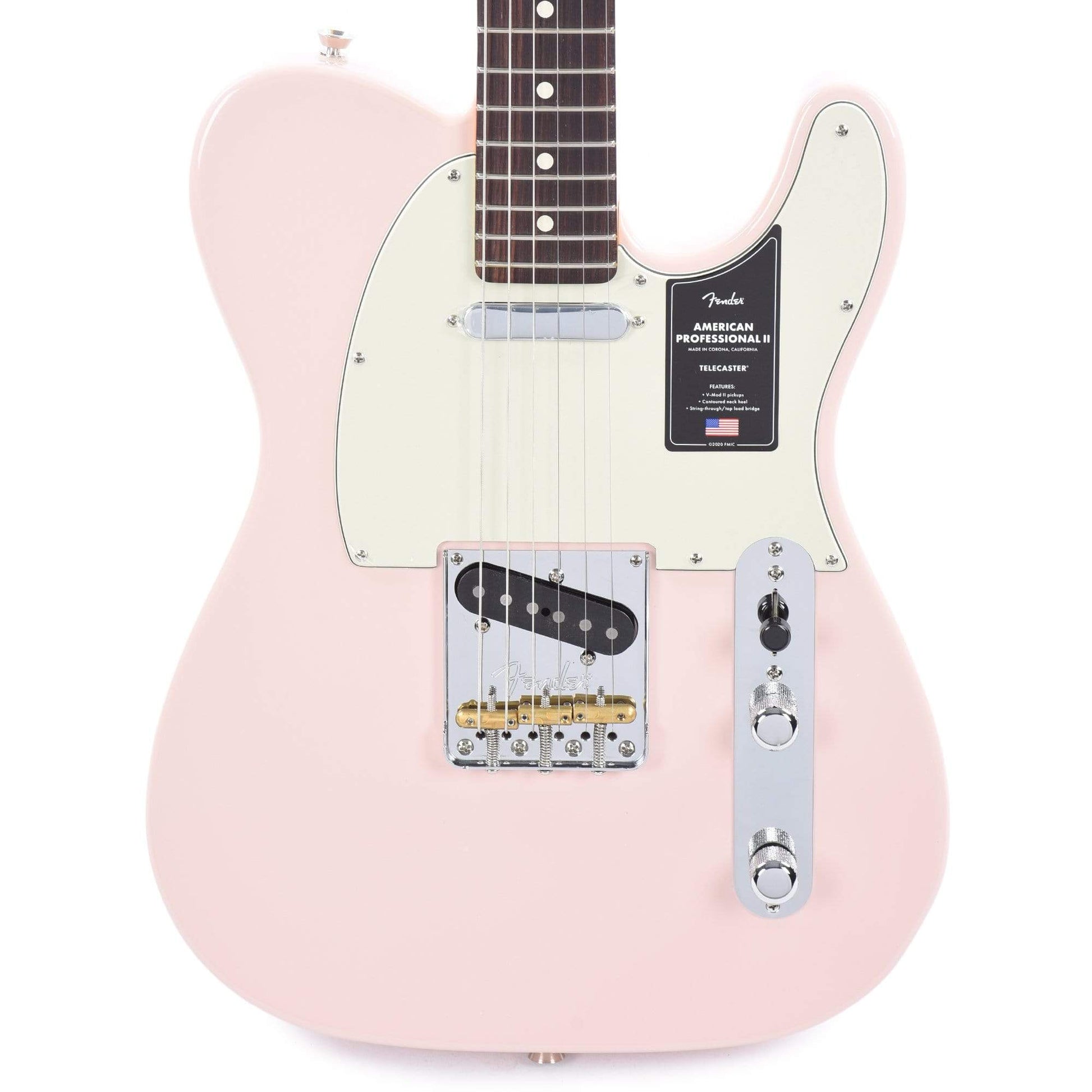 Fender American Professional II Telecaster Shell Pink Electric Guitars / Solid Body
