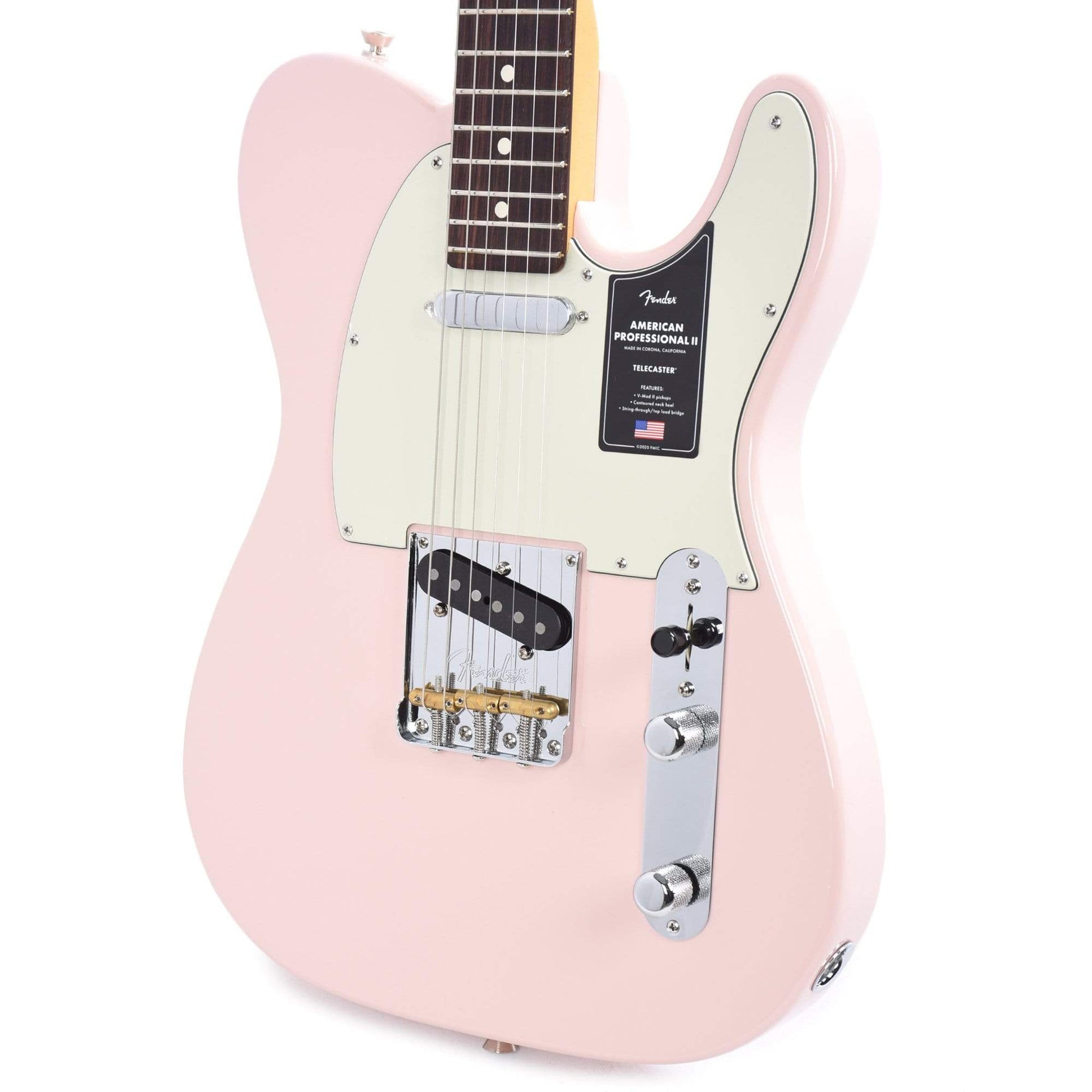 Fender American Professional II Telecaster Shell Pink Electric Guitars / Solid Body