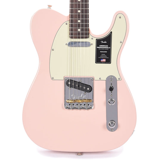 Fender American Professional II Telecaster Shell Pink Electric Guitars / Solid Body