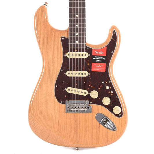 Fender American Professional Limited Edition Lightweight Ash Stratocaster Aged Natural Electric Guitars / Solid Body