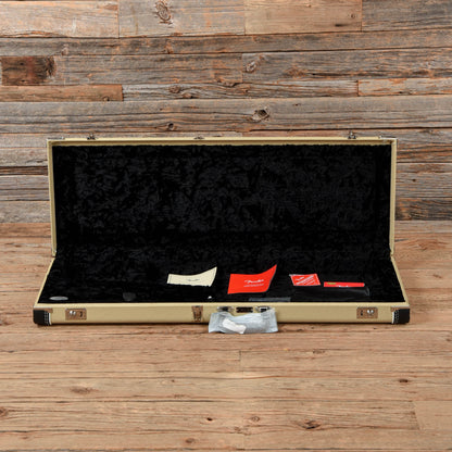 Fender American QMT Stratocaster with Pale Moon Ebony Fretboard Transparent Black 2019 Electric Guitars / Solid Body