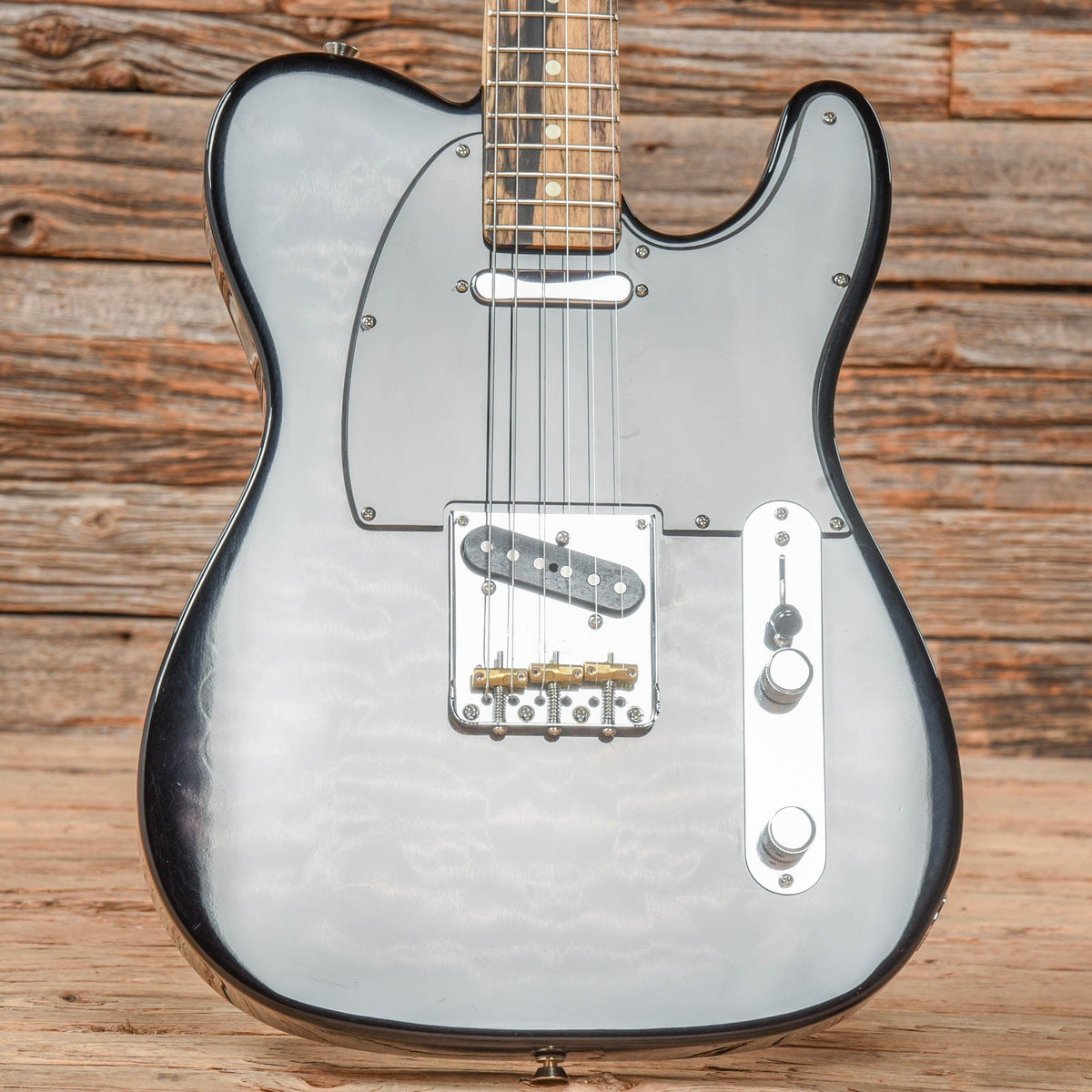 Fender American QMT Telecaster with Pale Moon Ebony Fretboard Transpar ...