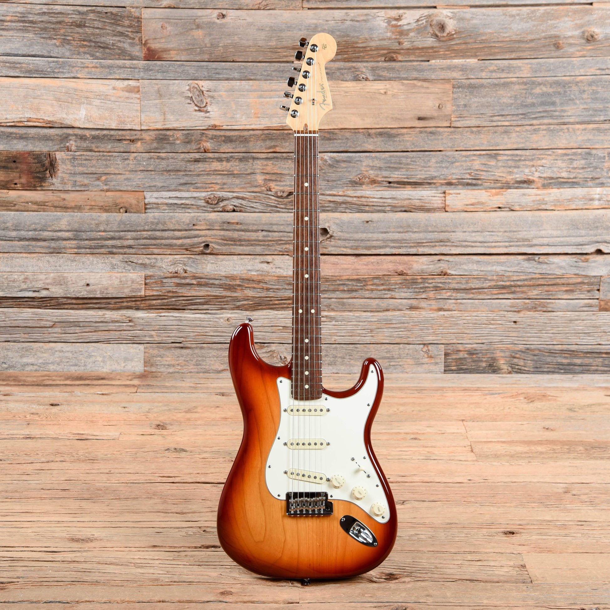 Fender American Standard Stratocaster Aged Cherry Sunburst 2012 Electric Guitars / Solid Body