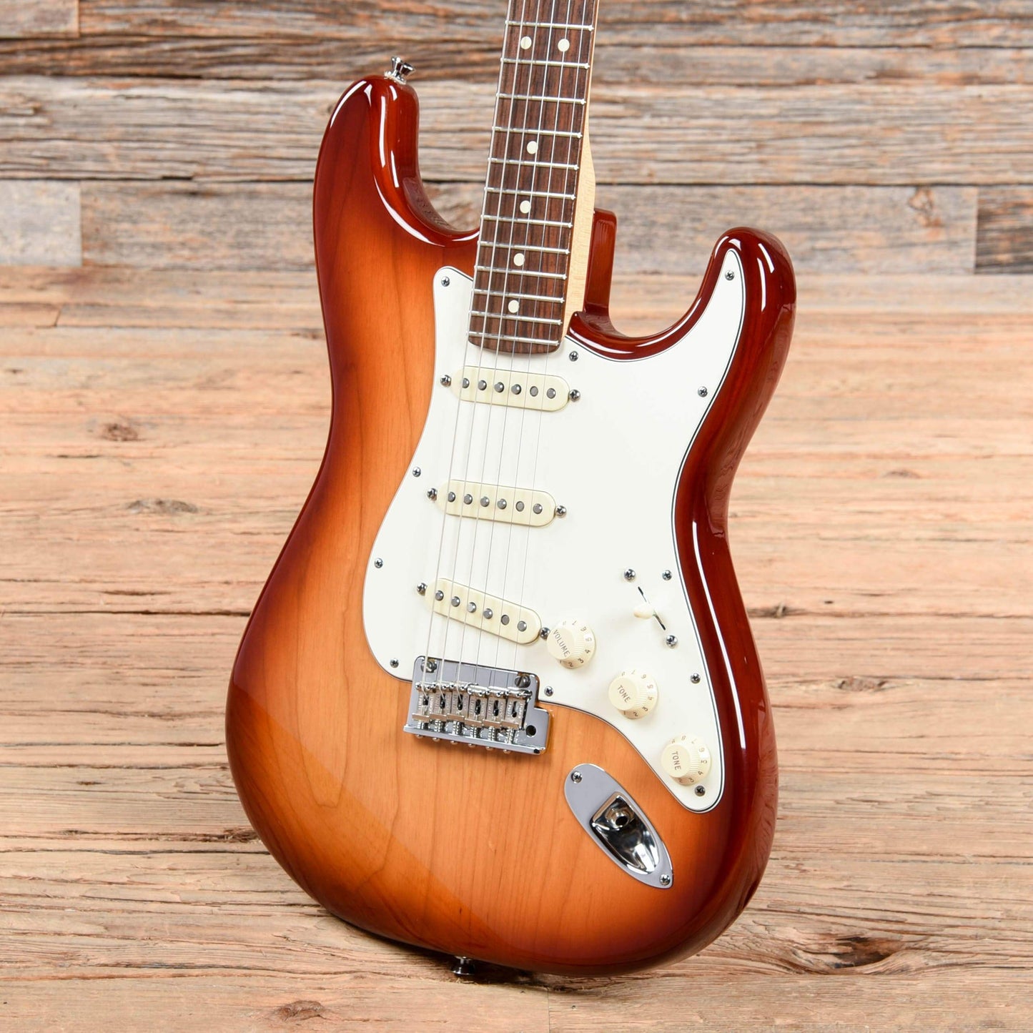 Fender American Standard Stratocaster Aged Cherry Sunburst 2012 Electric Guitars / Solid Body