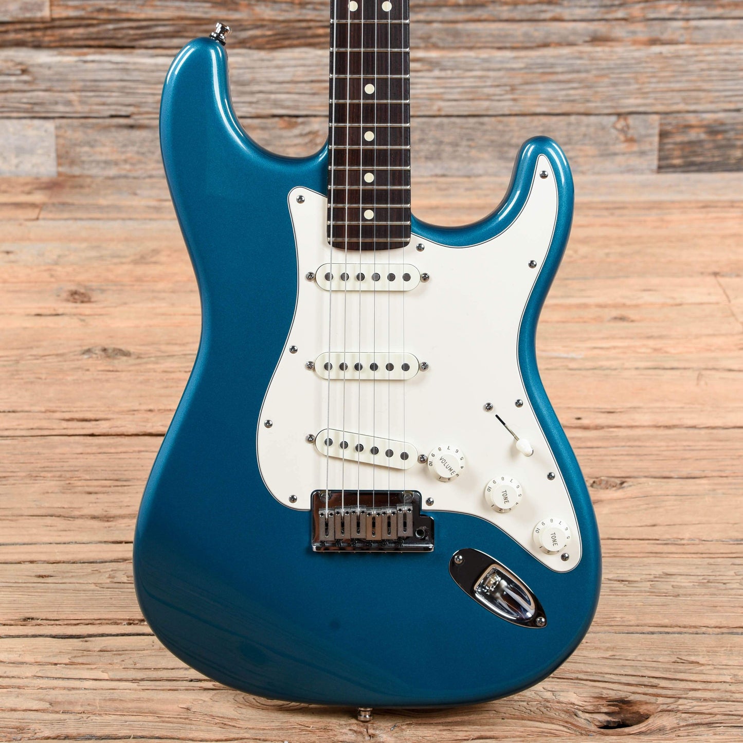 Fender American Standard Stratocaster Aquamarine Metallic 2001 Electric Guitars / Solid Body