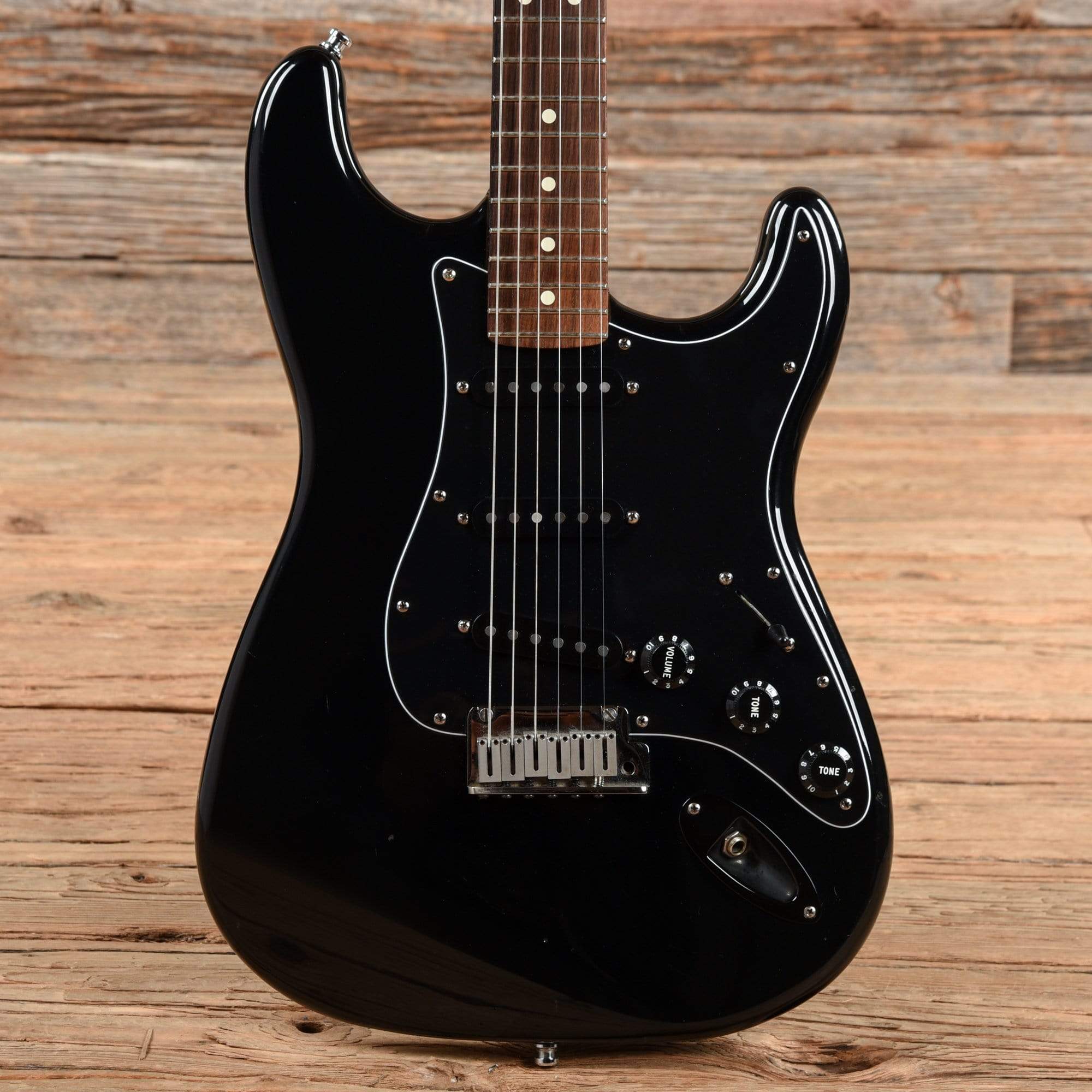 Fender American Standard Stratocaster Black 1987 Electric Guitars / Solid Body