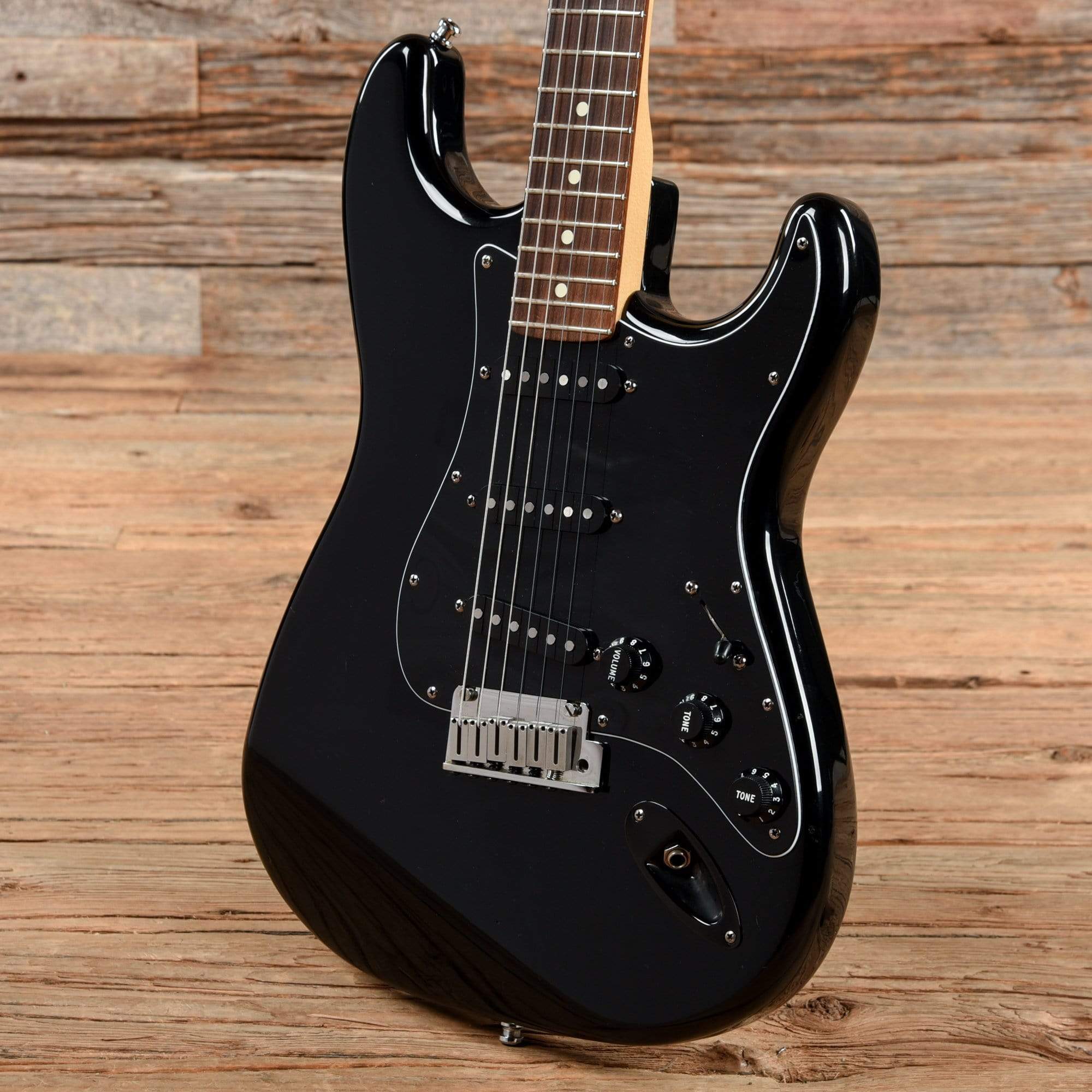 Fender American Standard Stratocaster Black 1987 Electric Guitars / Solid Body