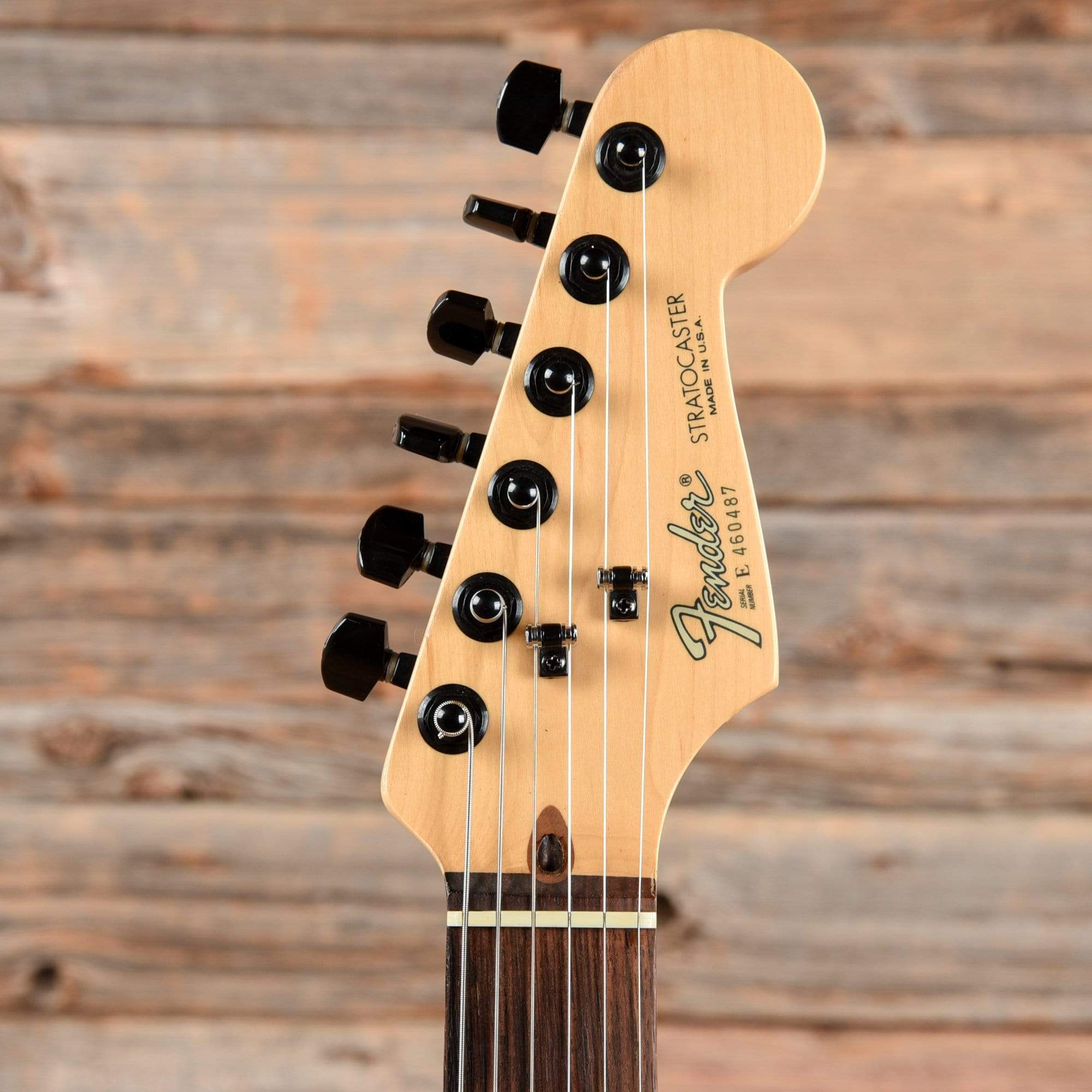 Fender American Standard Stratocaster Black 1987 Electric Guitars / Solid Body