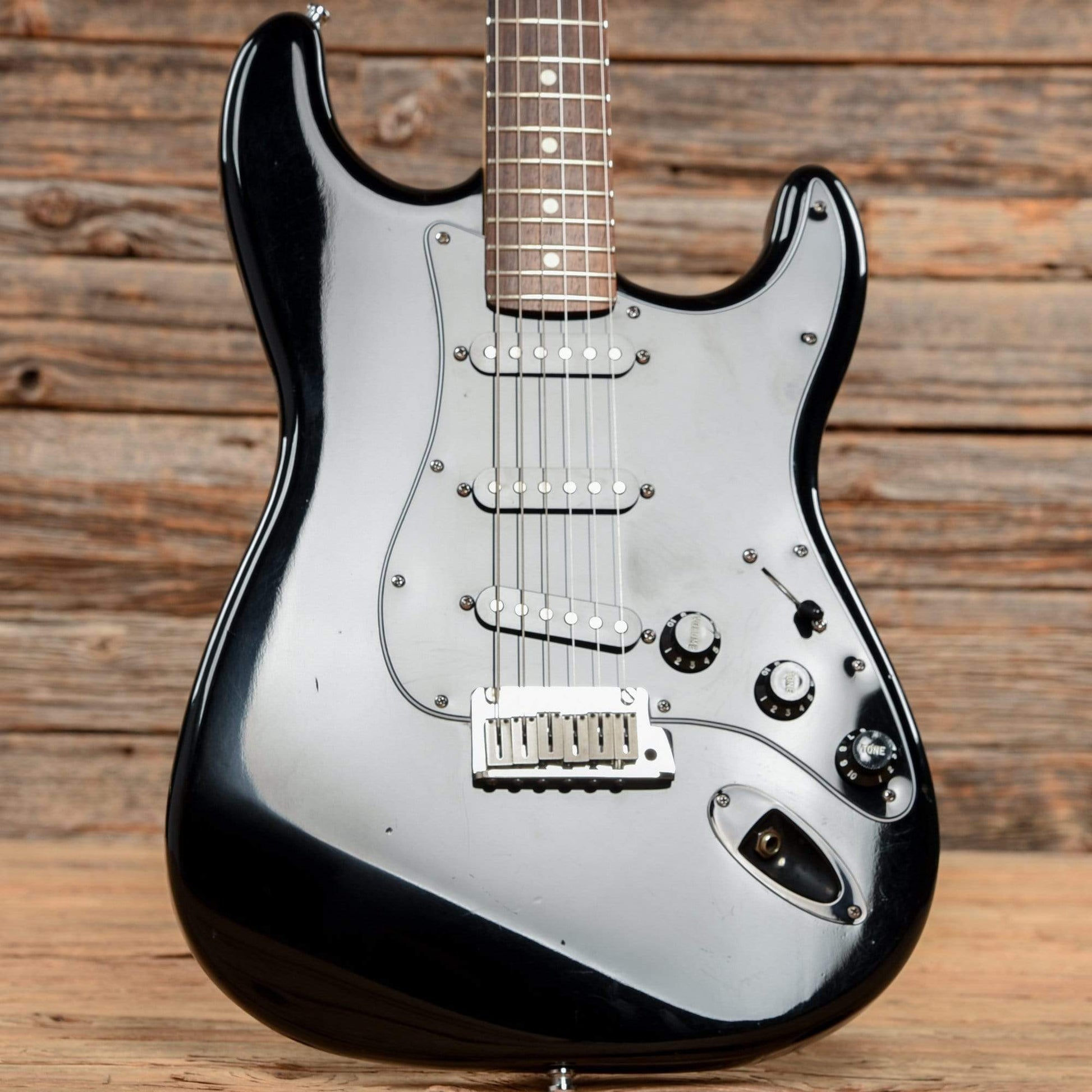 Fender American Standard Stratocaster Black 1987 Electric Guitars / Solid Body