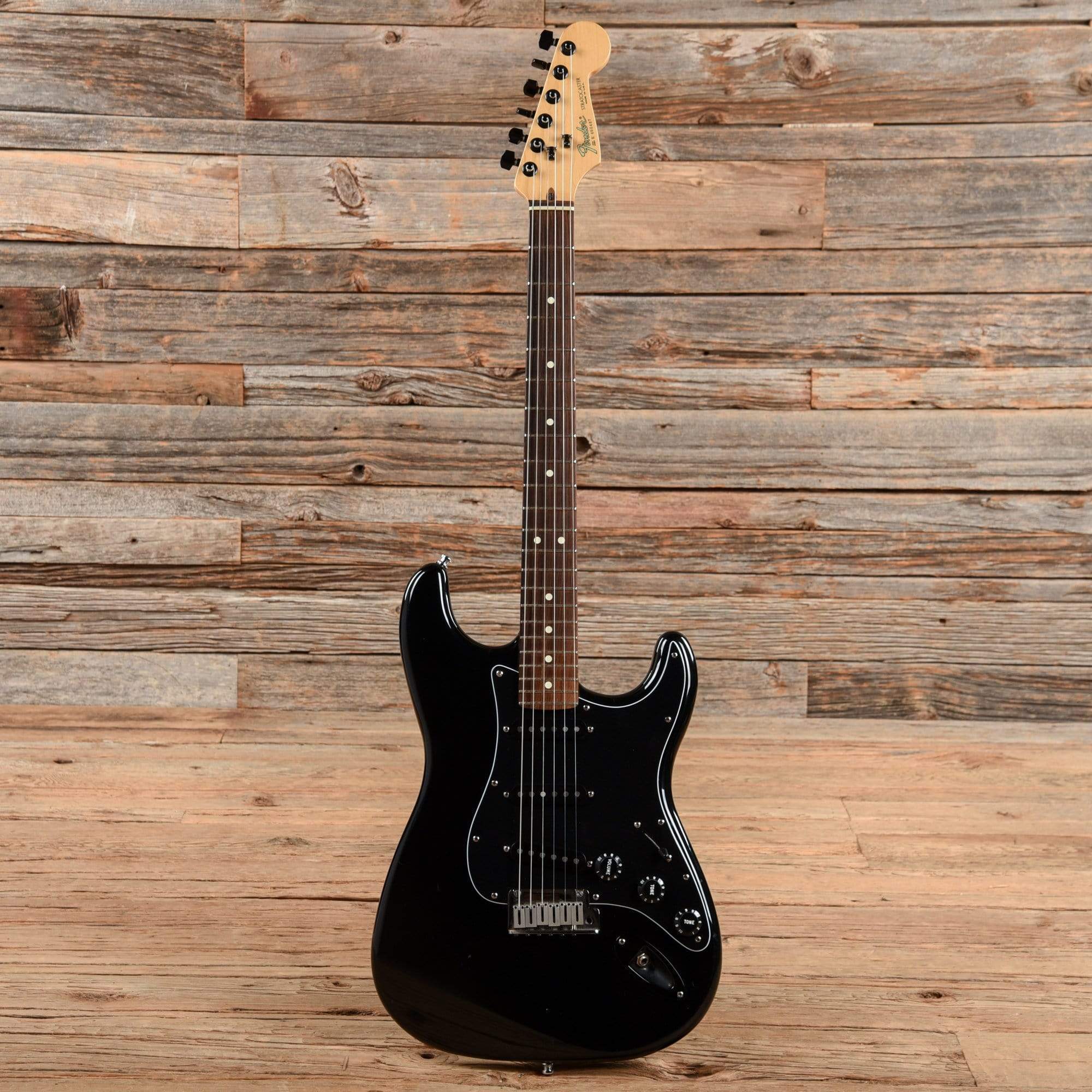 Fender American Standard Stratocaster Black 1987 Electric Guitars / Solid Body