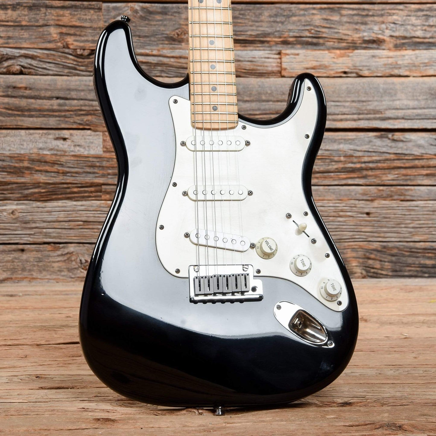 Fender American Standard Stratocaster Black 1992 Electric Guitars / Solid Body