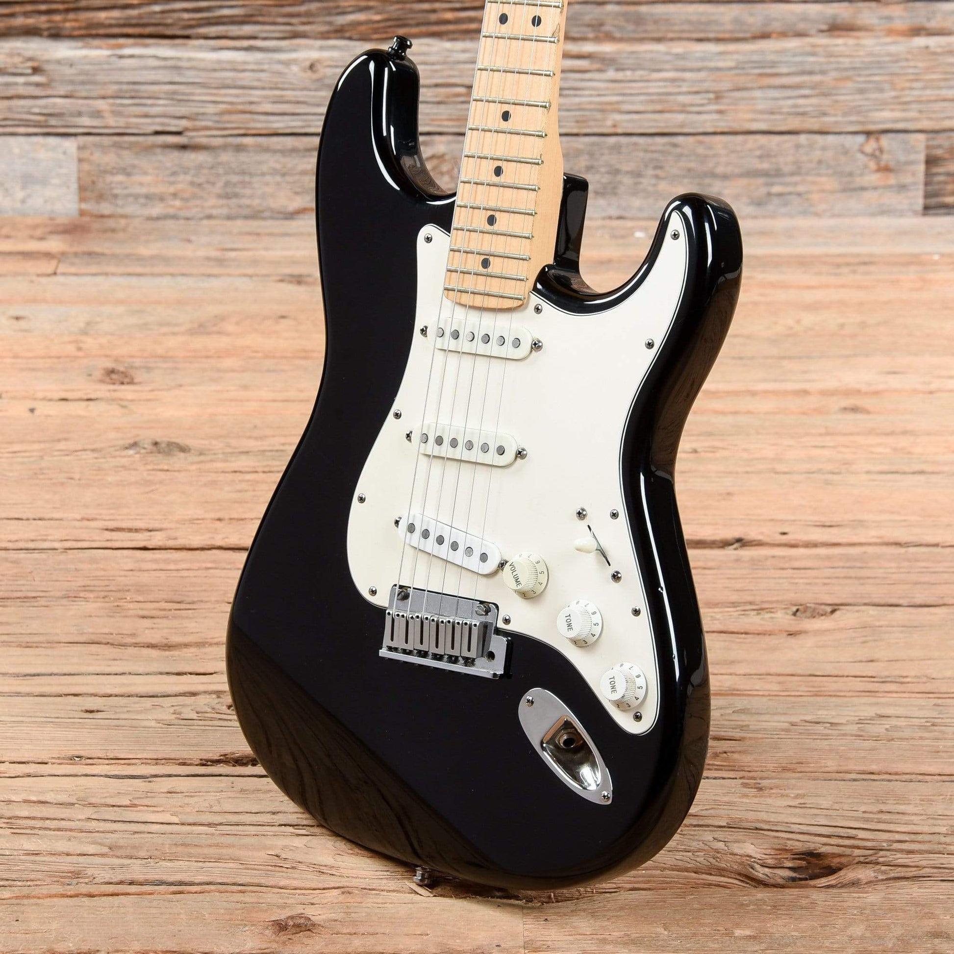 Fender American Standard Stratocaster Black 1992 Electric Guitars / Solid Body