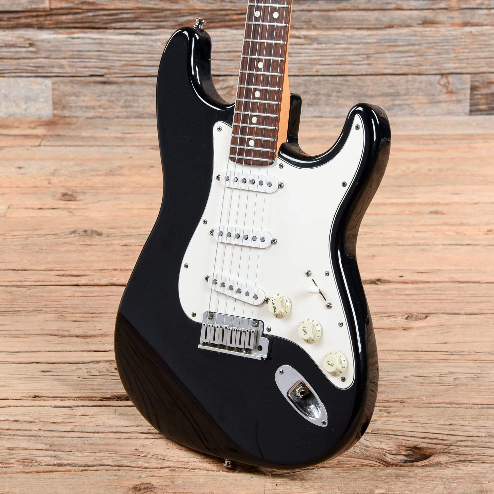 Fender American Standard Stratocaster Black 1996 Electric Guitars / Solid Body