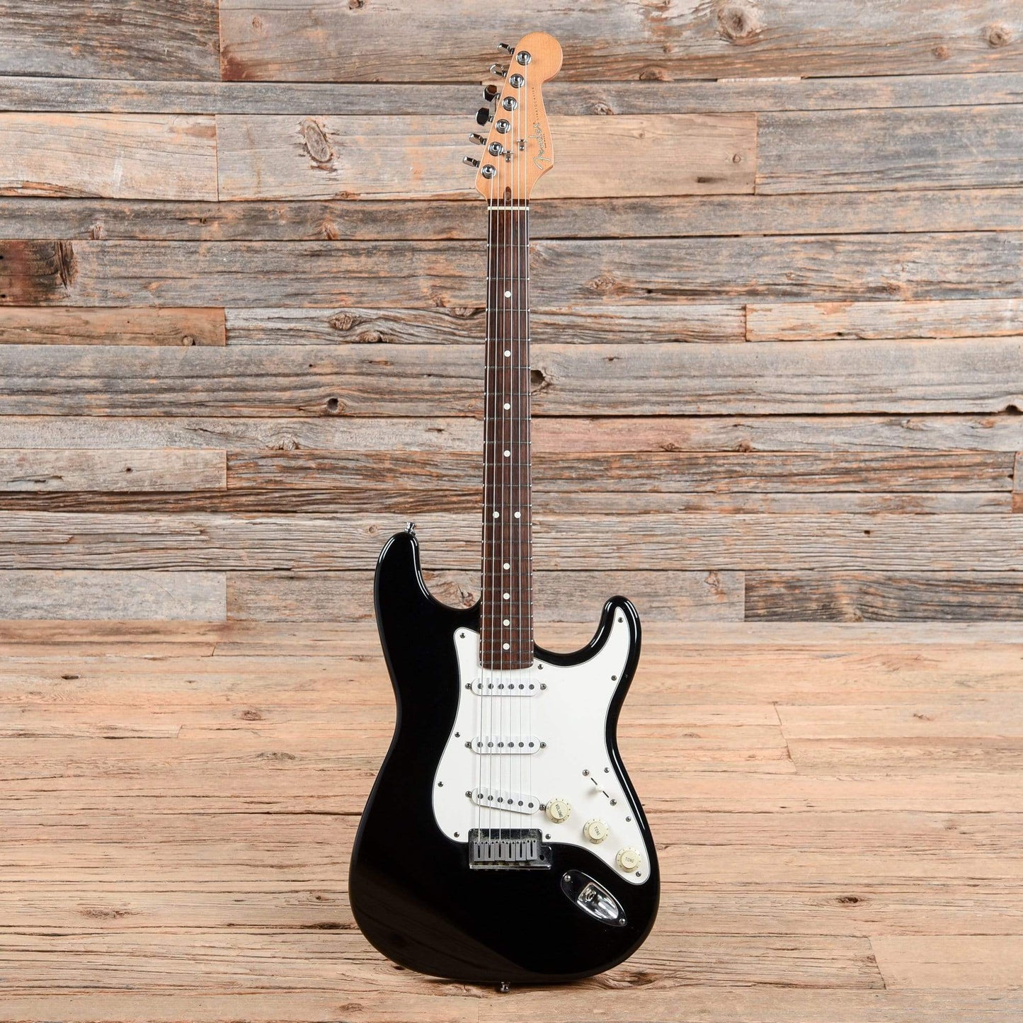 Fender American Standard Stratocaster Black 1996 Electric Guitars / Solid Body