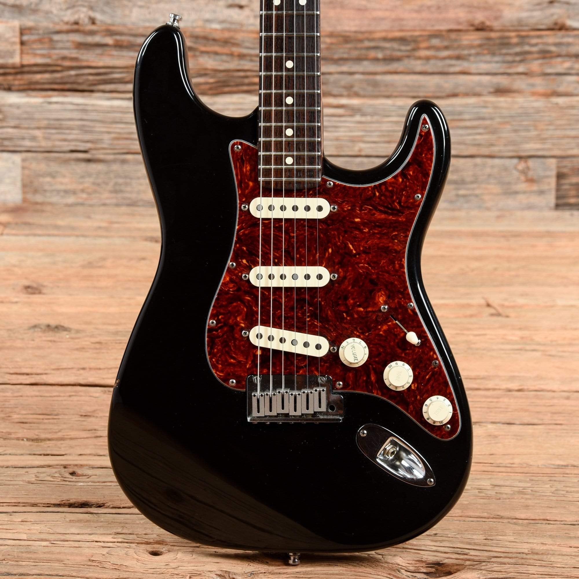 Fender American Standard Stratocaster Black 1996 Electric Guitars / Solid Body