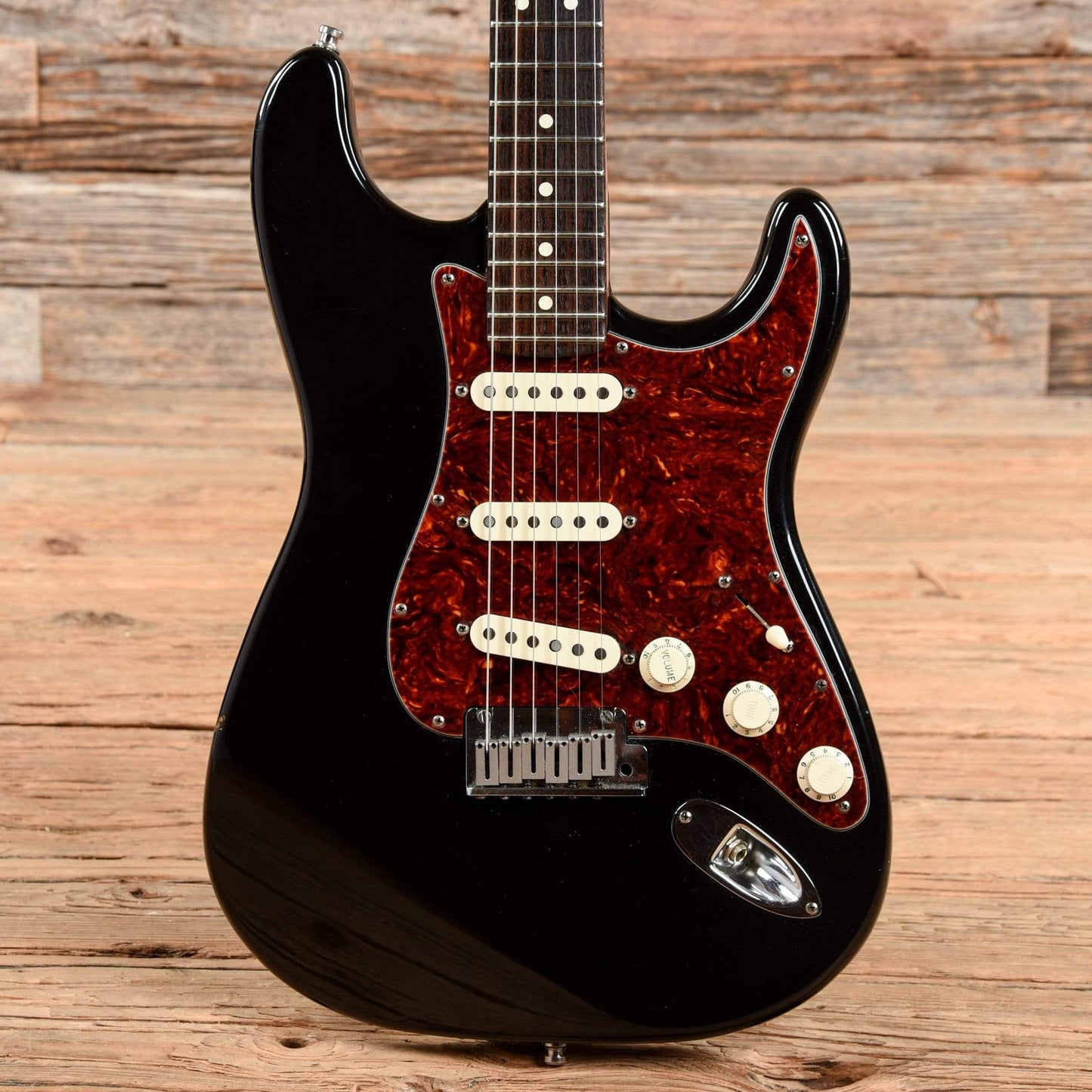 Fender American Standard Stratocaster Black 1996 Electric Guitars / Solid Body