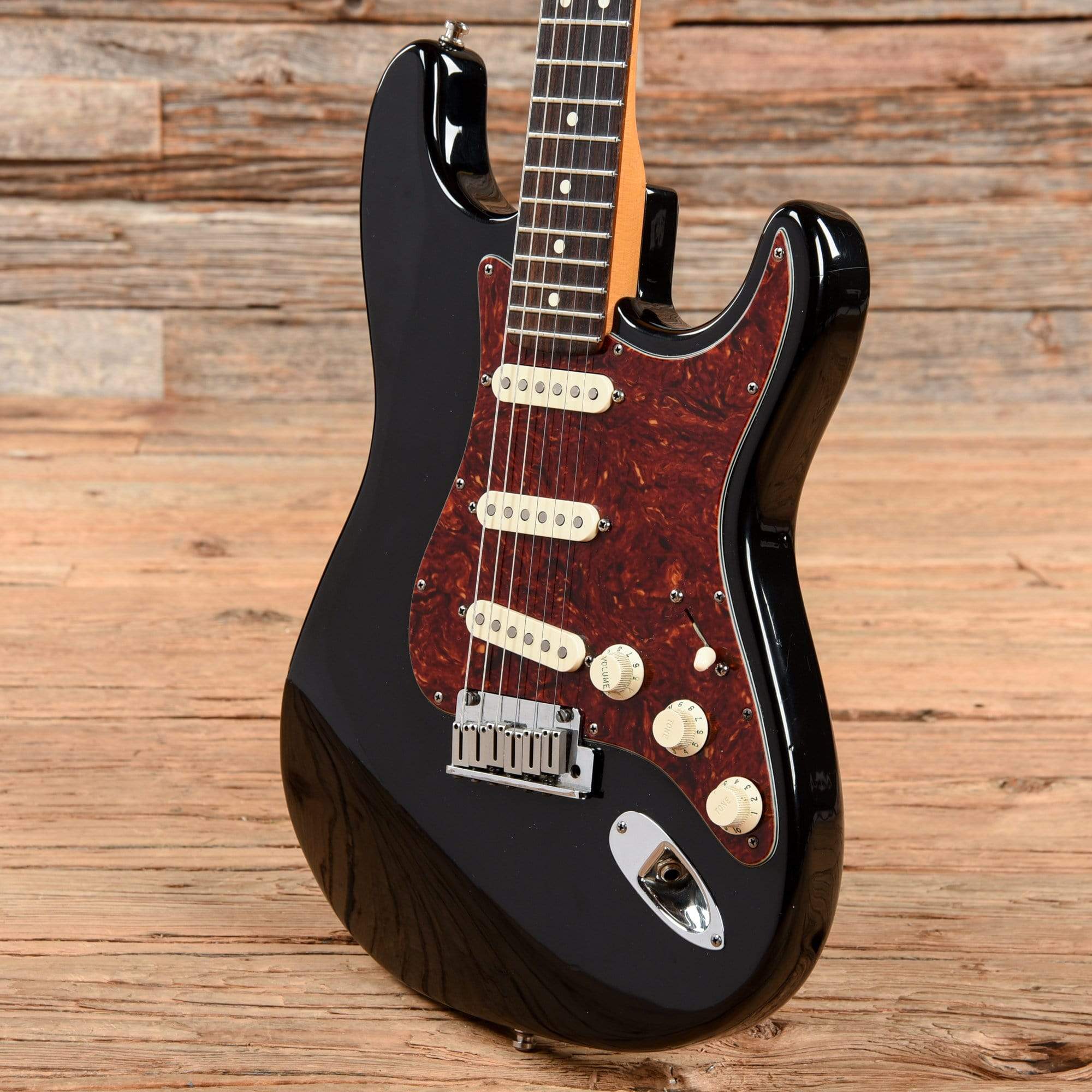 Fender American Standard Stratocaster Black 1996 Electric Guitars / Solid Body