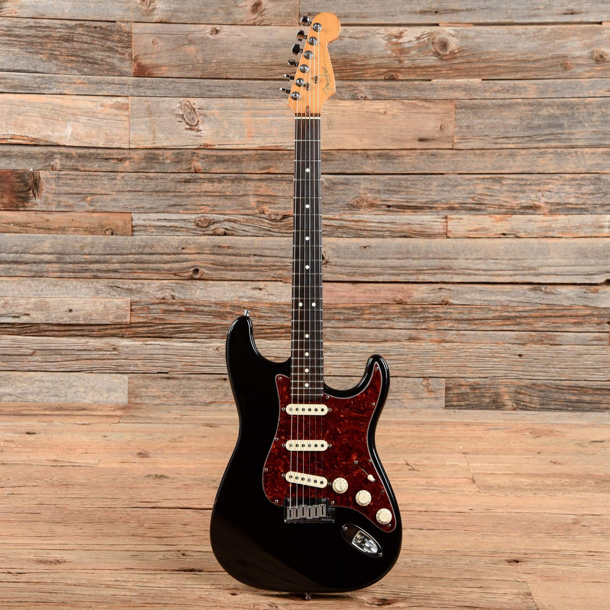 Fender American Standard Stratocaster Black 1996 Electric Guitars / Solid Body