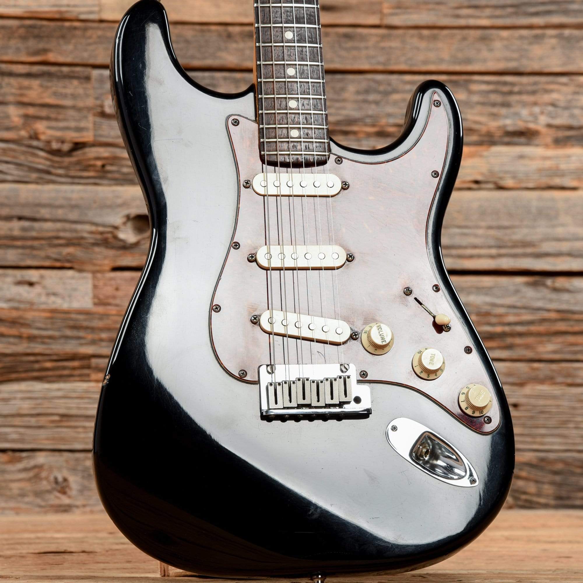 Fender American Standard Stratocaster Black 1996 Electric Guitars / Solid Body