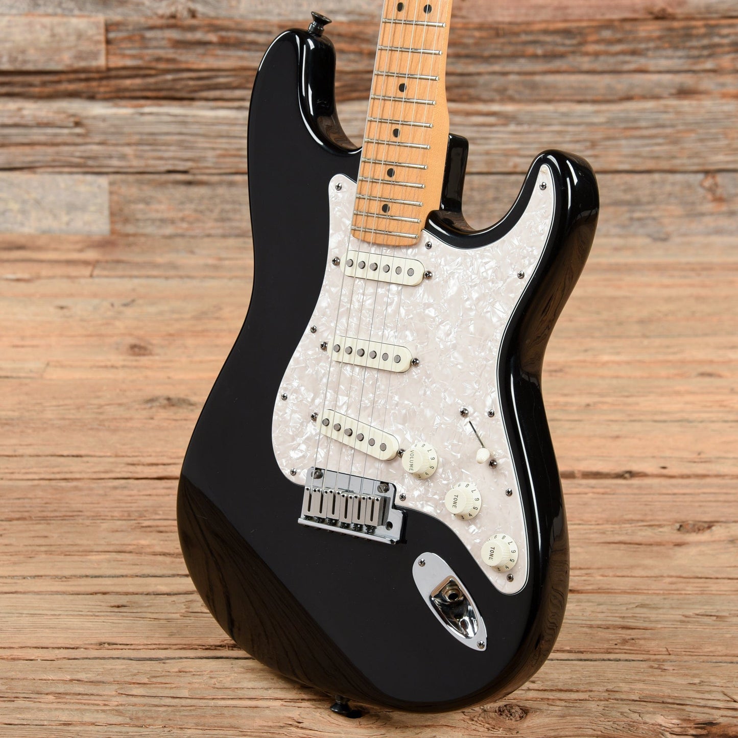 Fender American Standard Stratocaster Black 1996 Electric Guitars / Solid Body