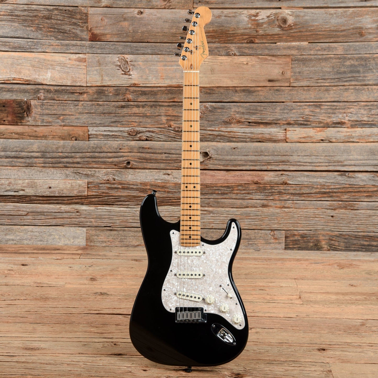 Fender American Standard Stratocaster Black 1996 Electric Guitars / Solid Body