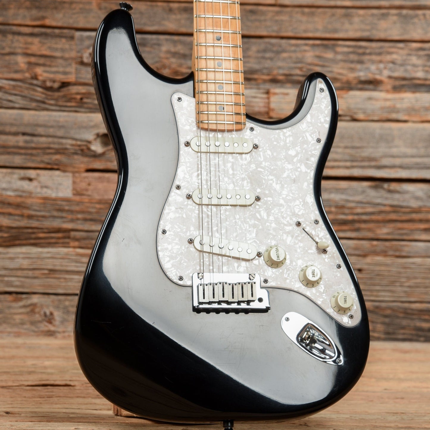 Fender American Standard Stratocaster Black 1996 Electric Guitars / Solid Body