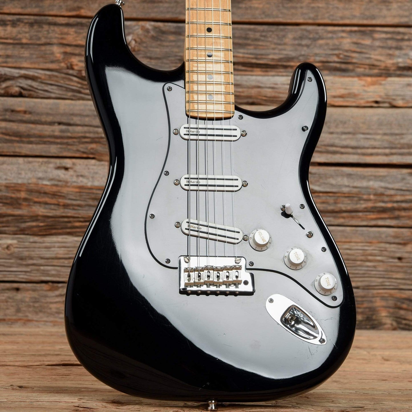 Fender American Standard Stratocaster Black 2008 Electric Guitars / Solid Body