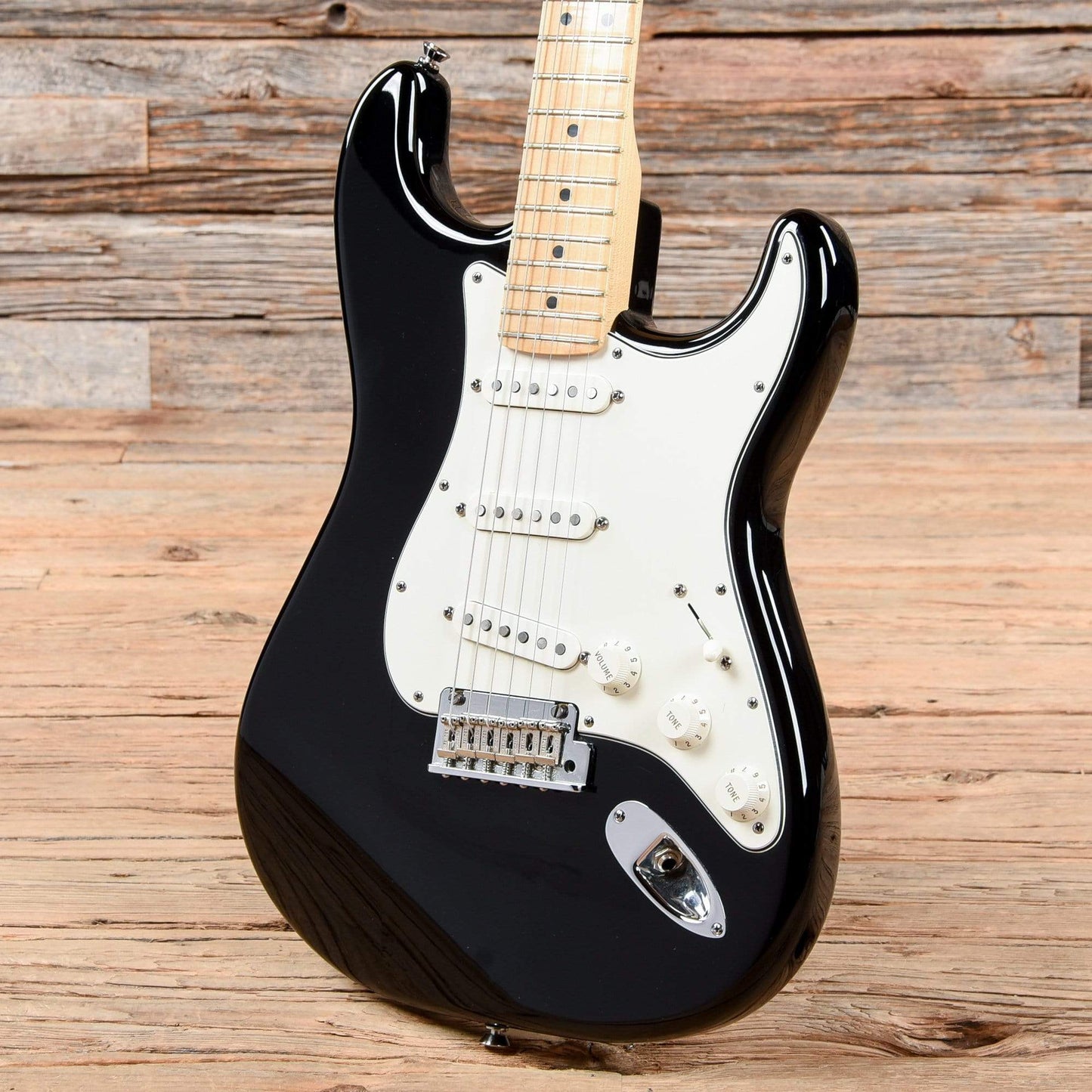 Fender American Standard Stratocaster Black 2008 Electric Guitars / Solid Body