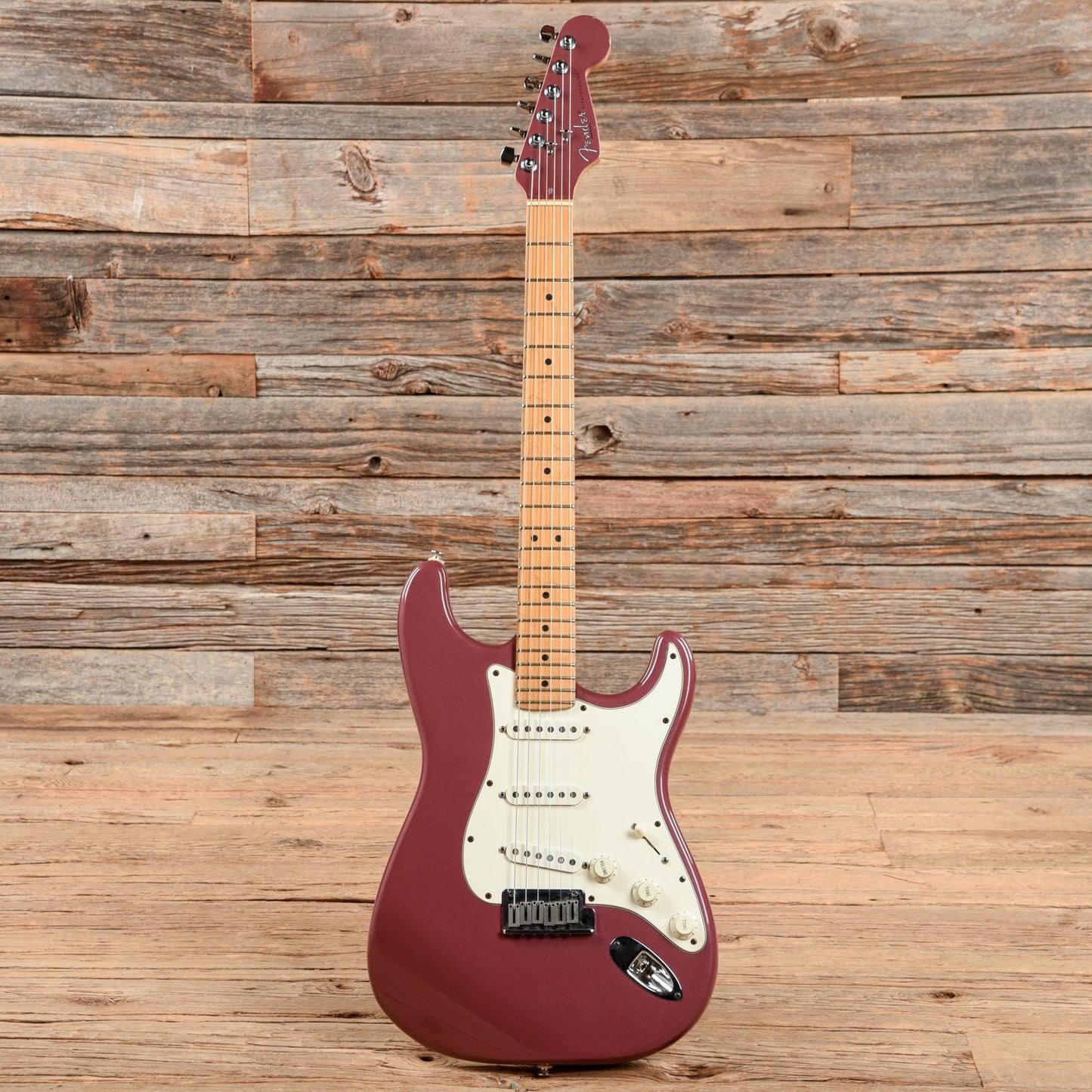 Fender American Standard Stratocaster Burgundy Mist 1995 Electric Guitars / Solid Body