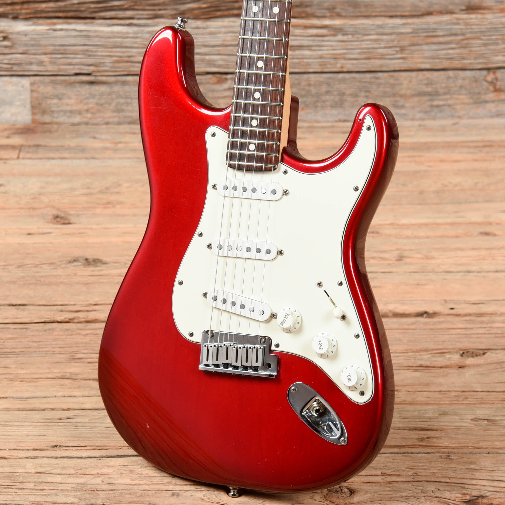 Fender American Standard Stratocaster Crimson Red Transparent 1995 fender-american-standard-stratocaster-crimson-red-transparent-1995