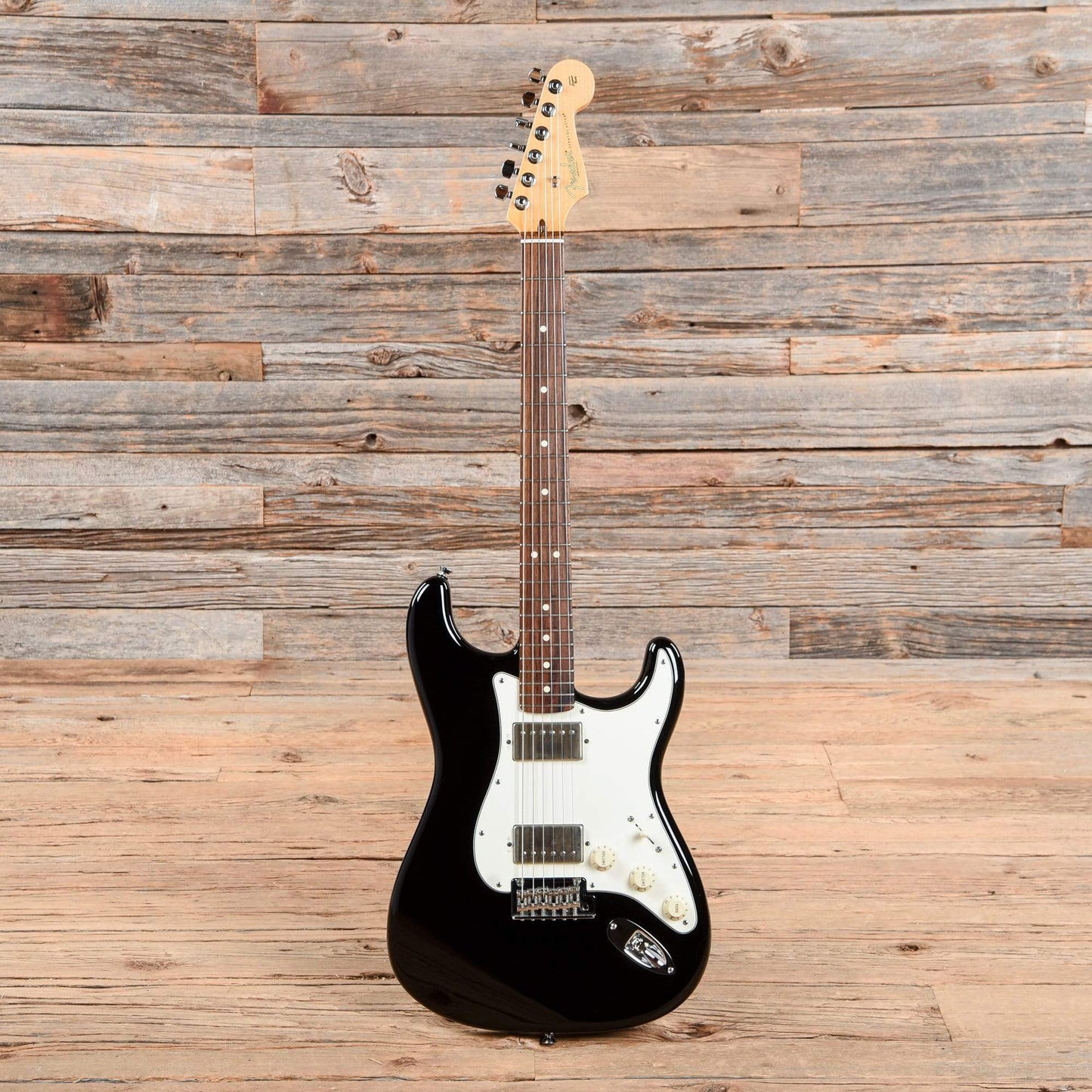 Fender American Standard Stratocaster HH Black 2014 Electric Guitars / Solid Body