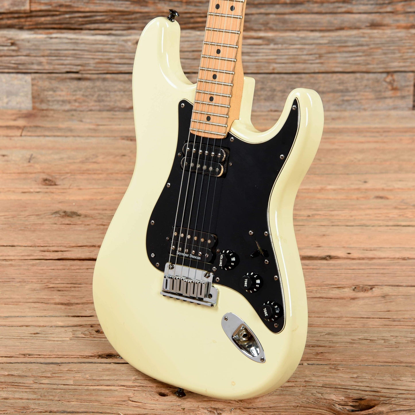 Fender American Standard Stratocaster HH Vintage White 1991 Electric Guitars / Solid Body