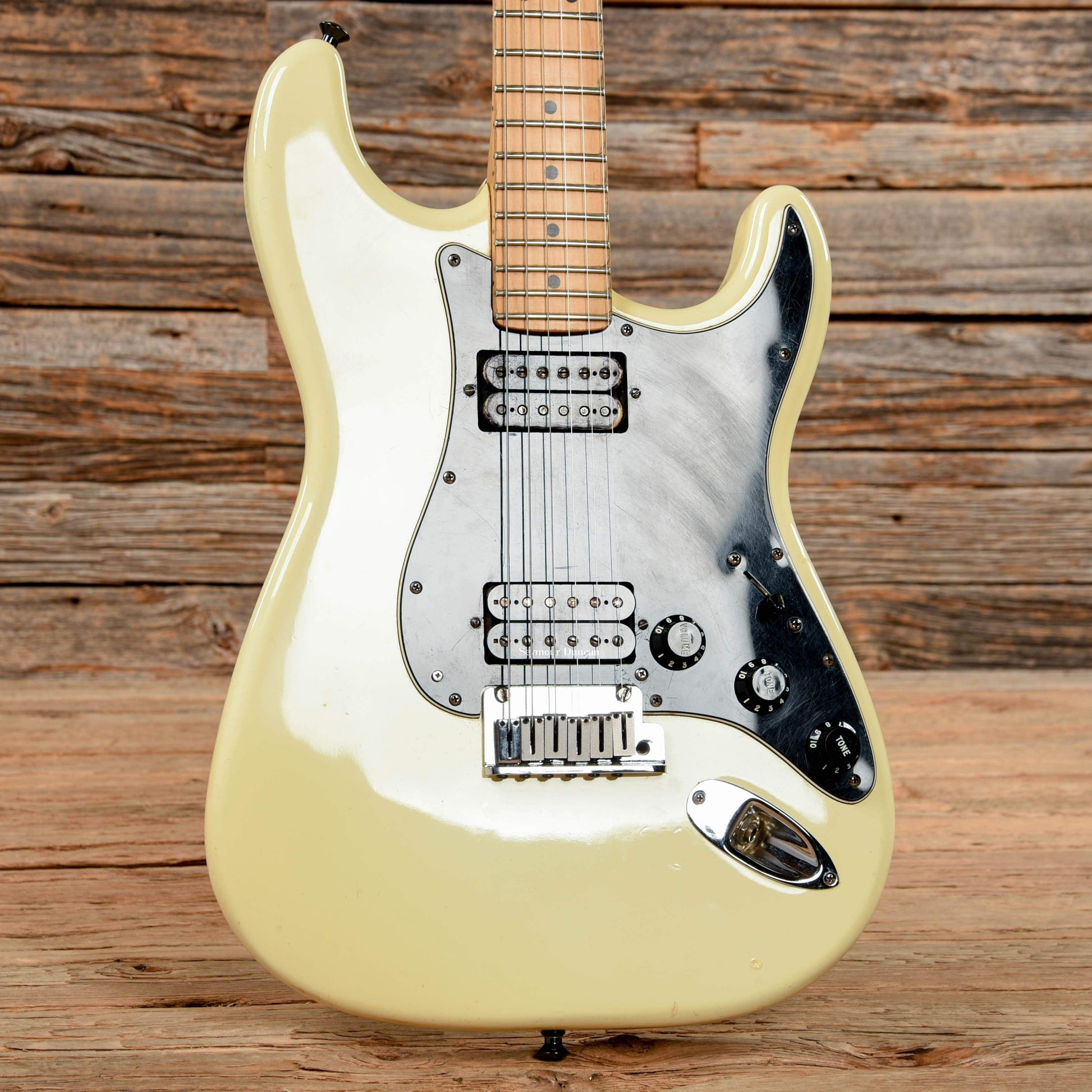 Fender American Standard Stratocaster HH Vintage White 1991 Electric Guitars / Solid Body