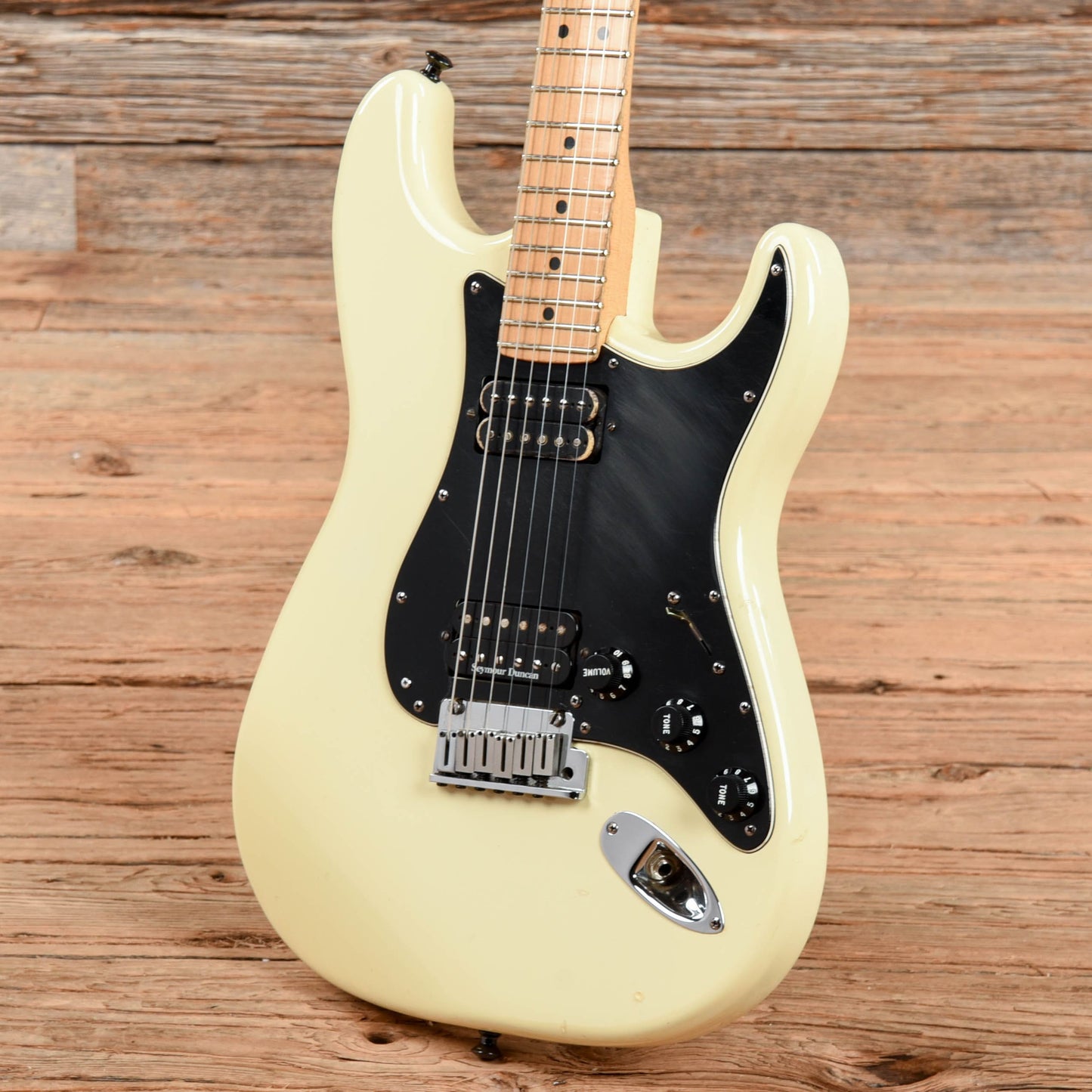 Fender American Standard Stratocaster HH Vintage White 1991 Electric Guitars / Solid Body