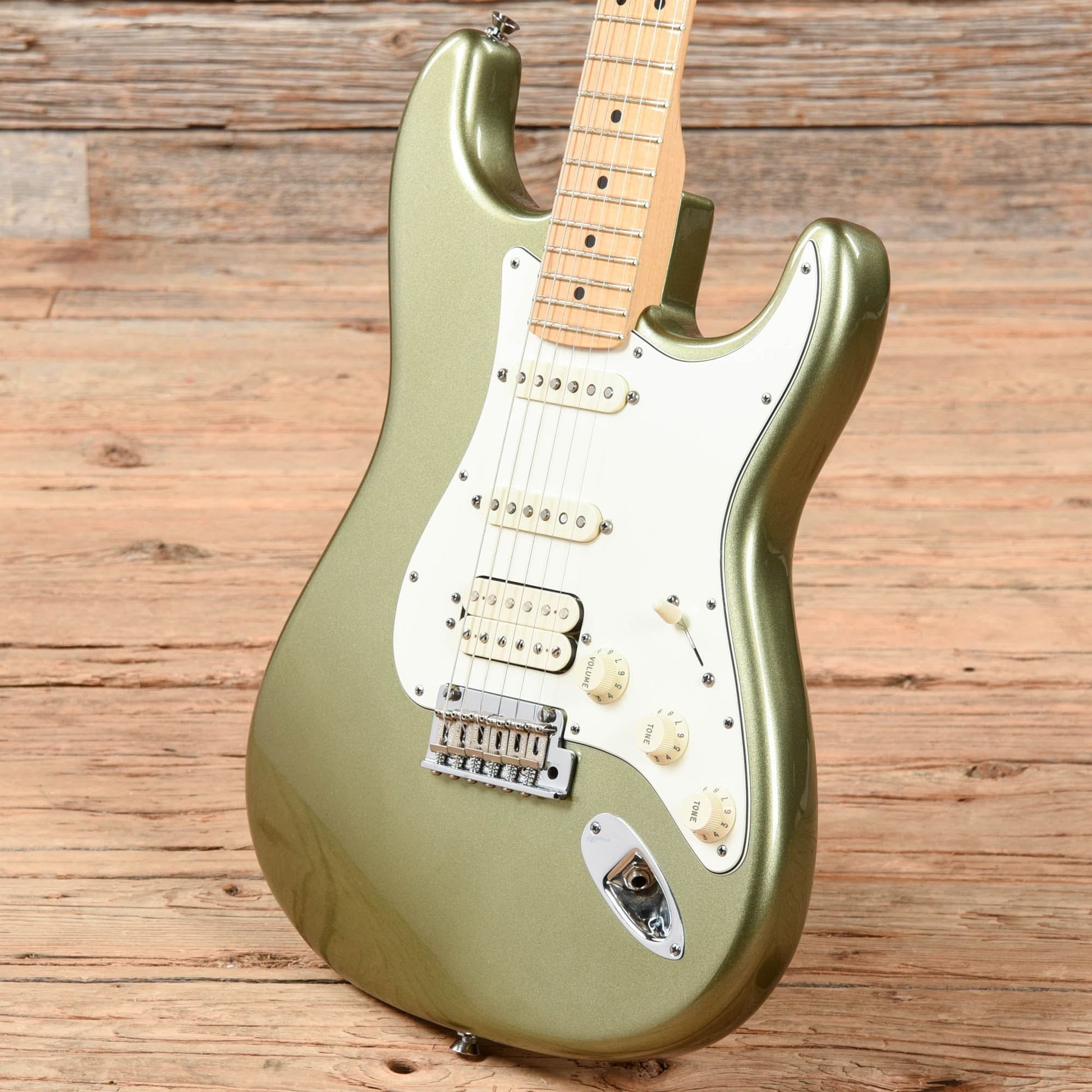 Fender American Standard Stratocaster HSS Jade Pearl Metallic 2012 Electric Guitars / Solid Body
