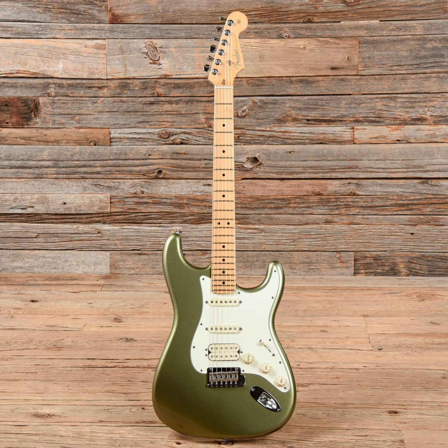 Fender American Standard Stratocaster HSS Jade Pearl Metallic 2012 Electric Guitars / Solid Body