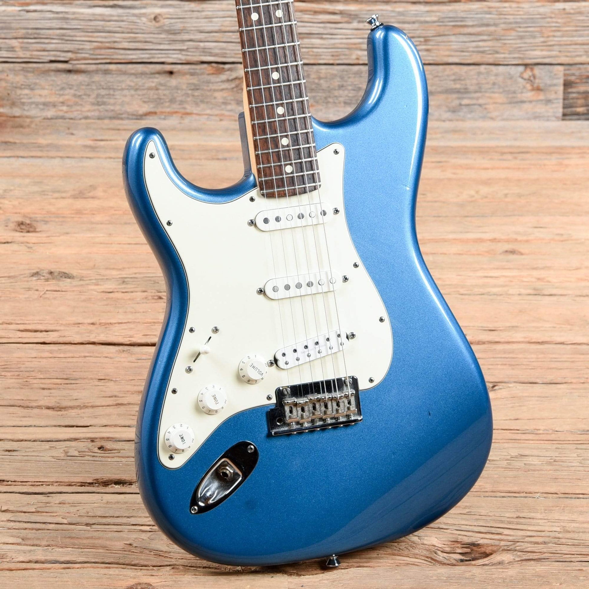 Fender American Standard Stratocaster Lake Placid Blue 2012 LEFTY Electric Guitars / Solid Body