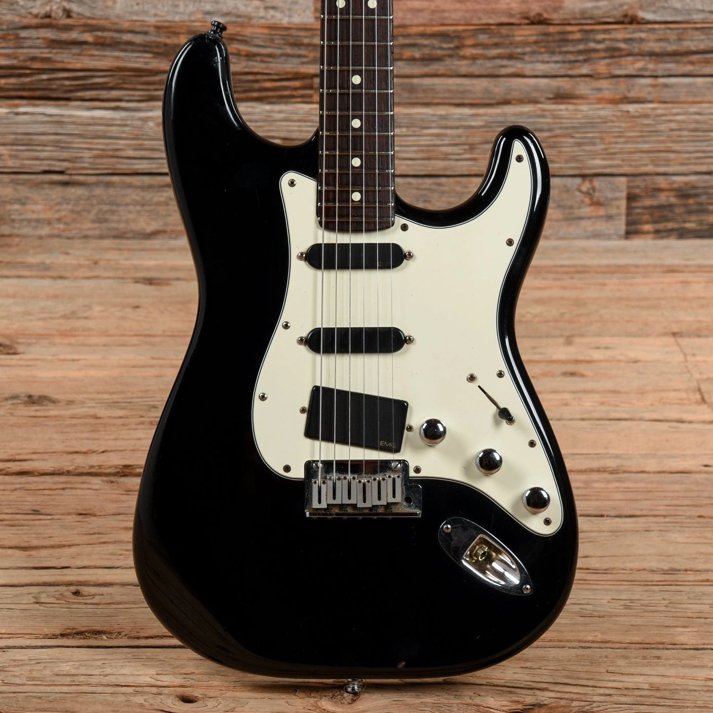 Fender American Standard Stratocaster (modified) Black 1986 Electric Guitars / Solid Body
