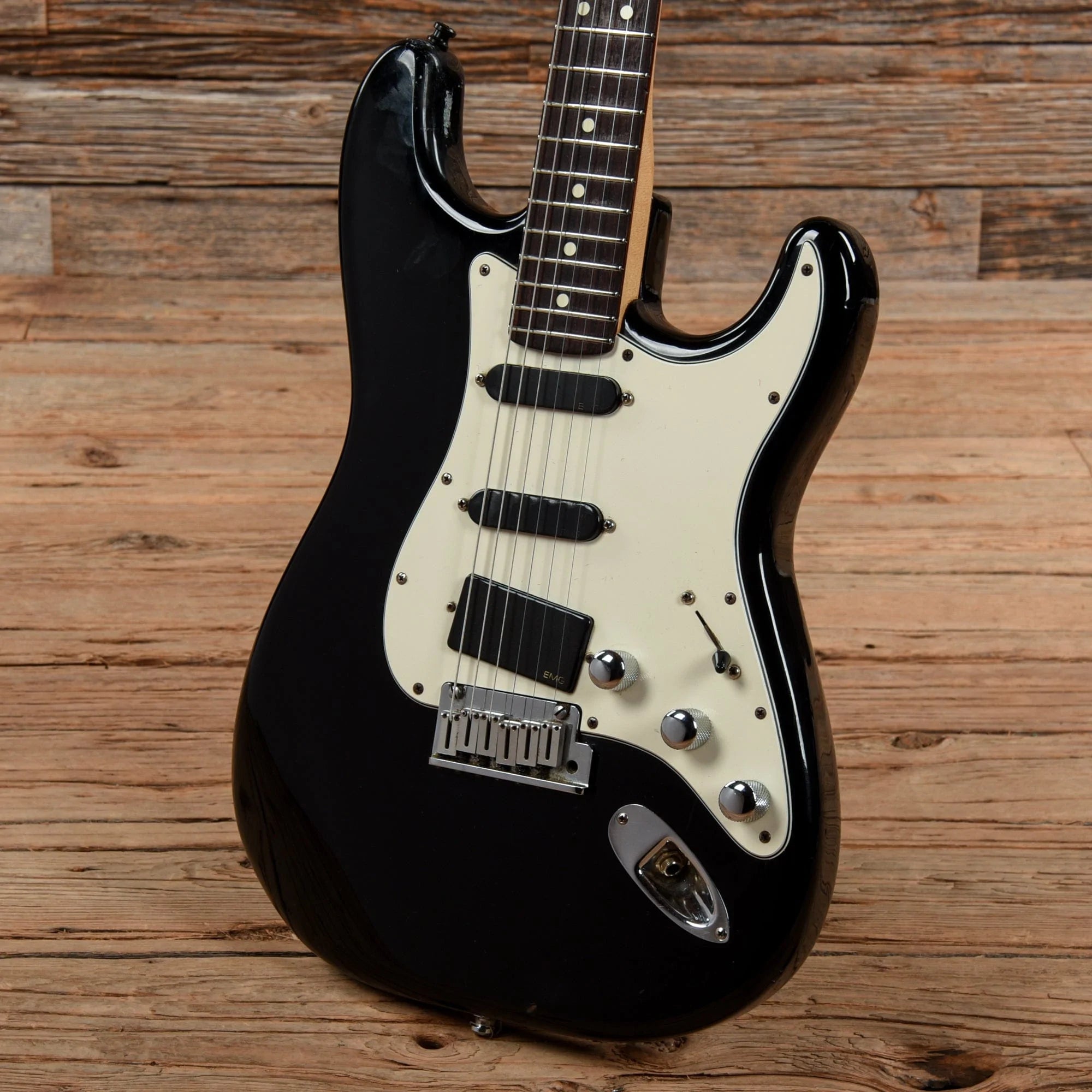 Fender American Standard Stratocaster (modified) Black 1986 Electric Guitars / Solid Body
