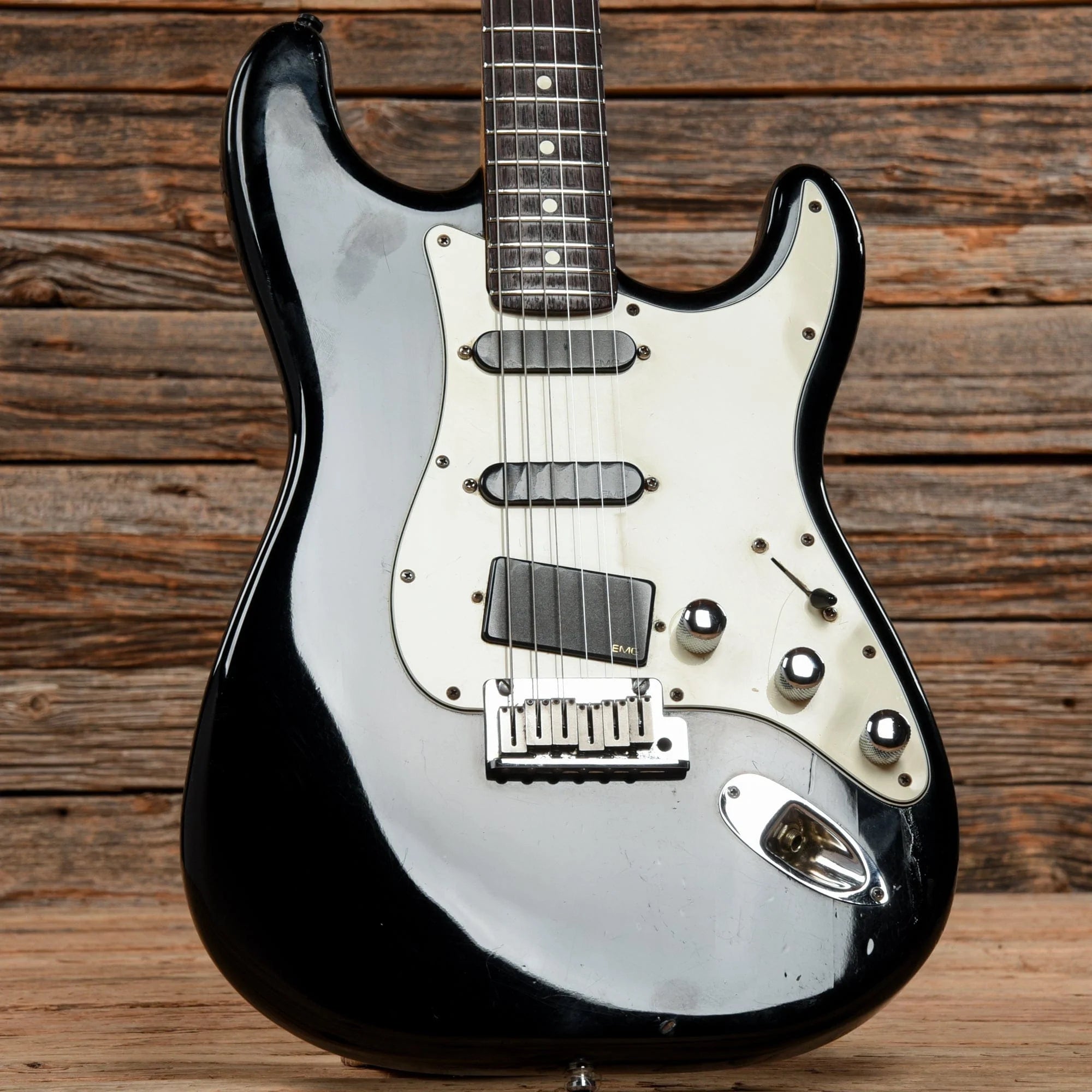 Fender American Standard Stratocaster (modified) Black 1986 Electric Guitars / Solid Body