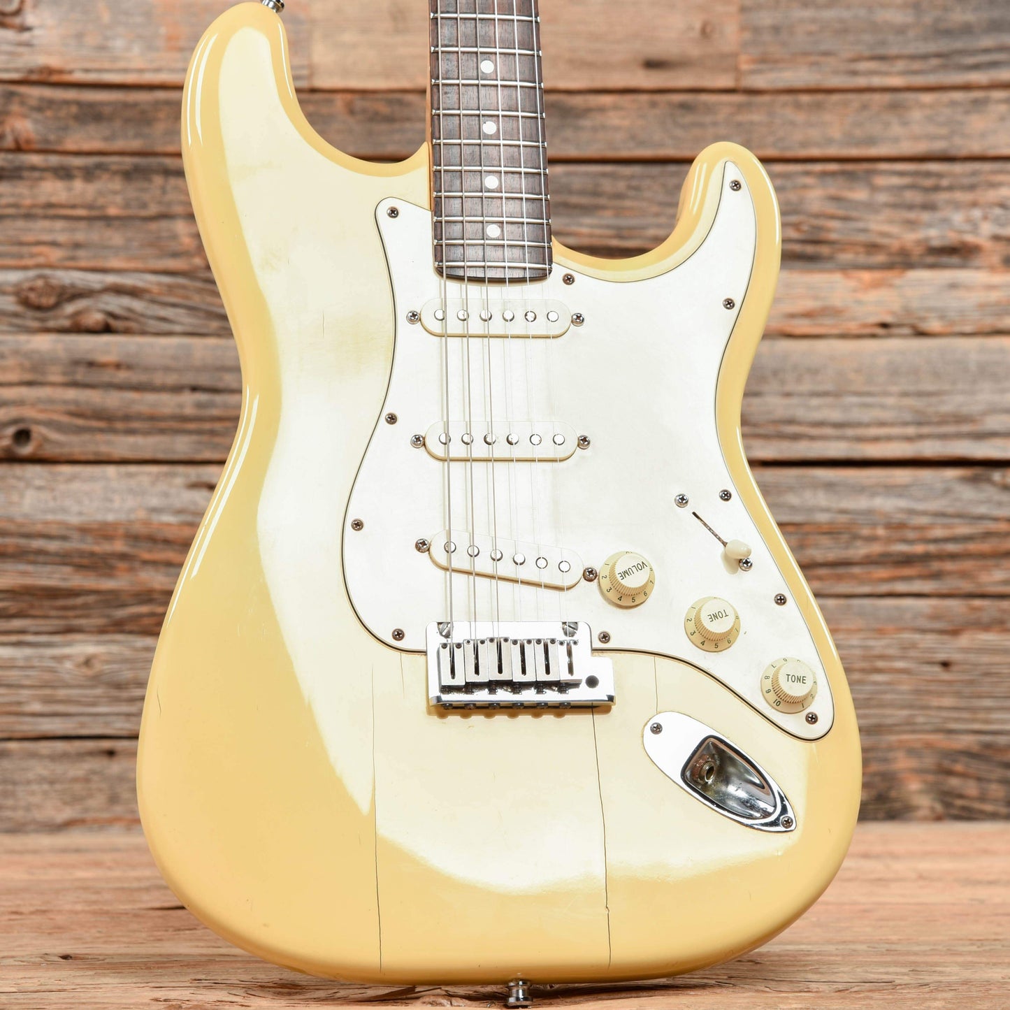 Fender American Standard Stratocaster Olympic White 1987 Electric Guitars / Solid Body