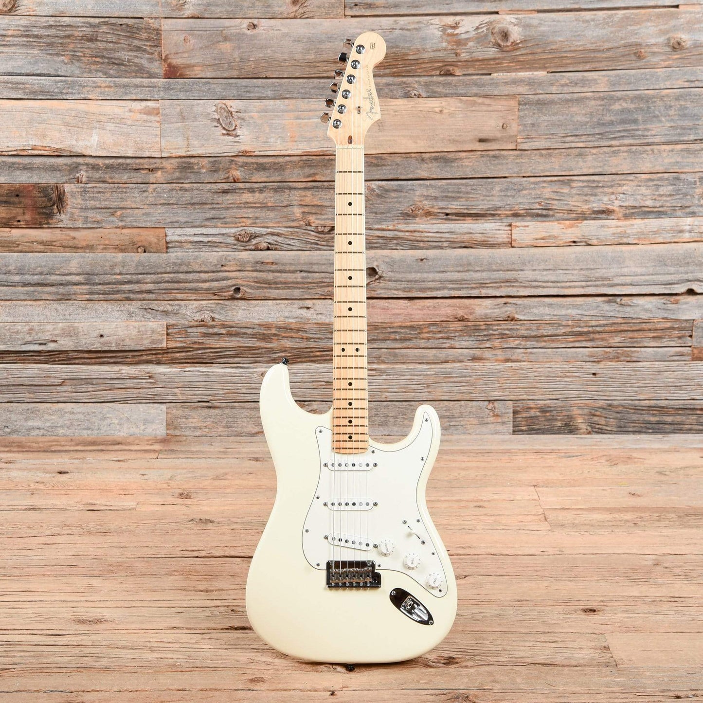 Fender American Standard Stratocaster Olympic White 2008 Electric Guitars / Solid Body